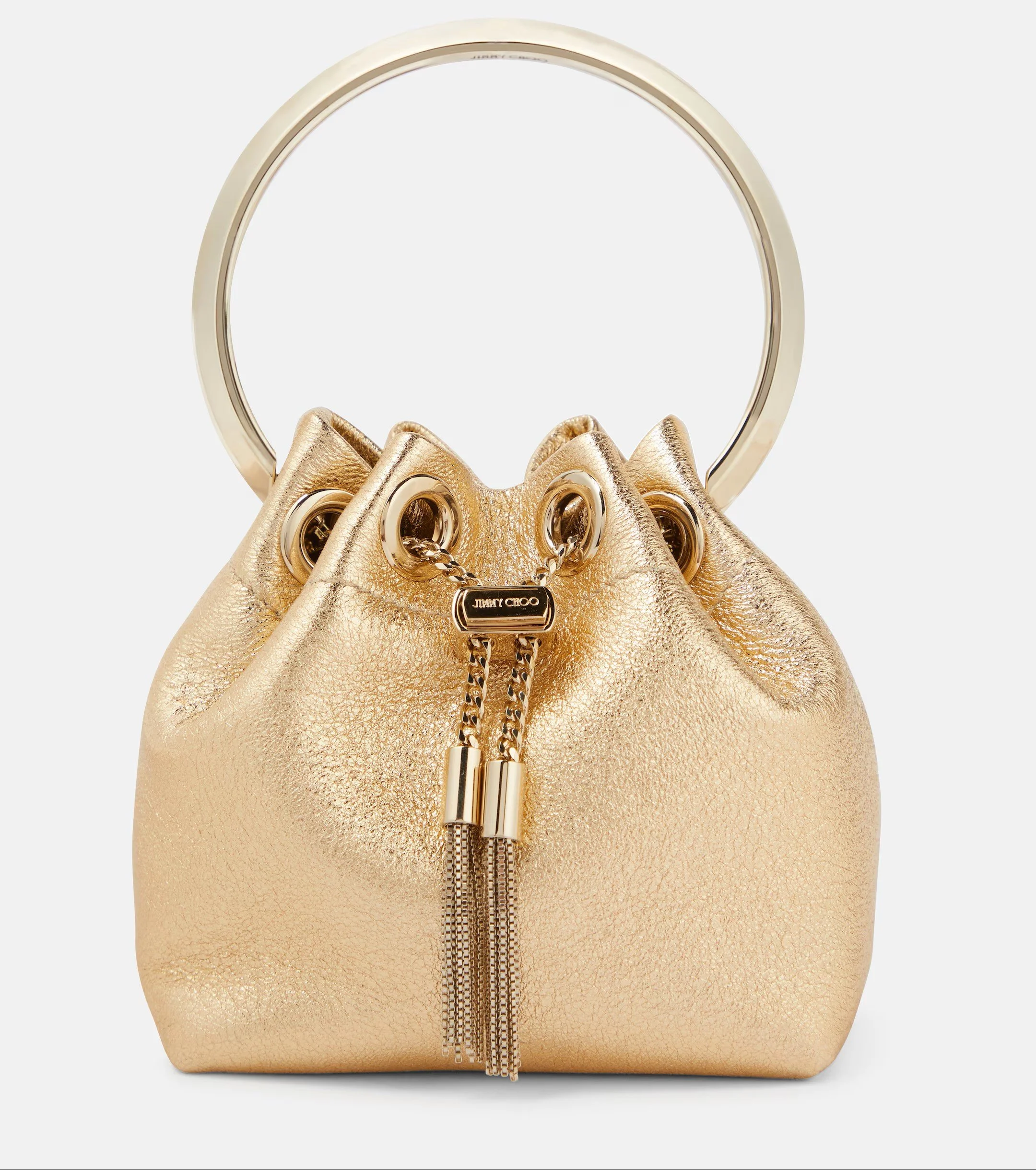Bon Bon Micro leather bucket bag