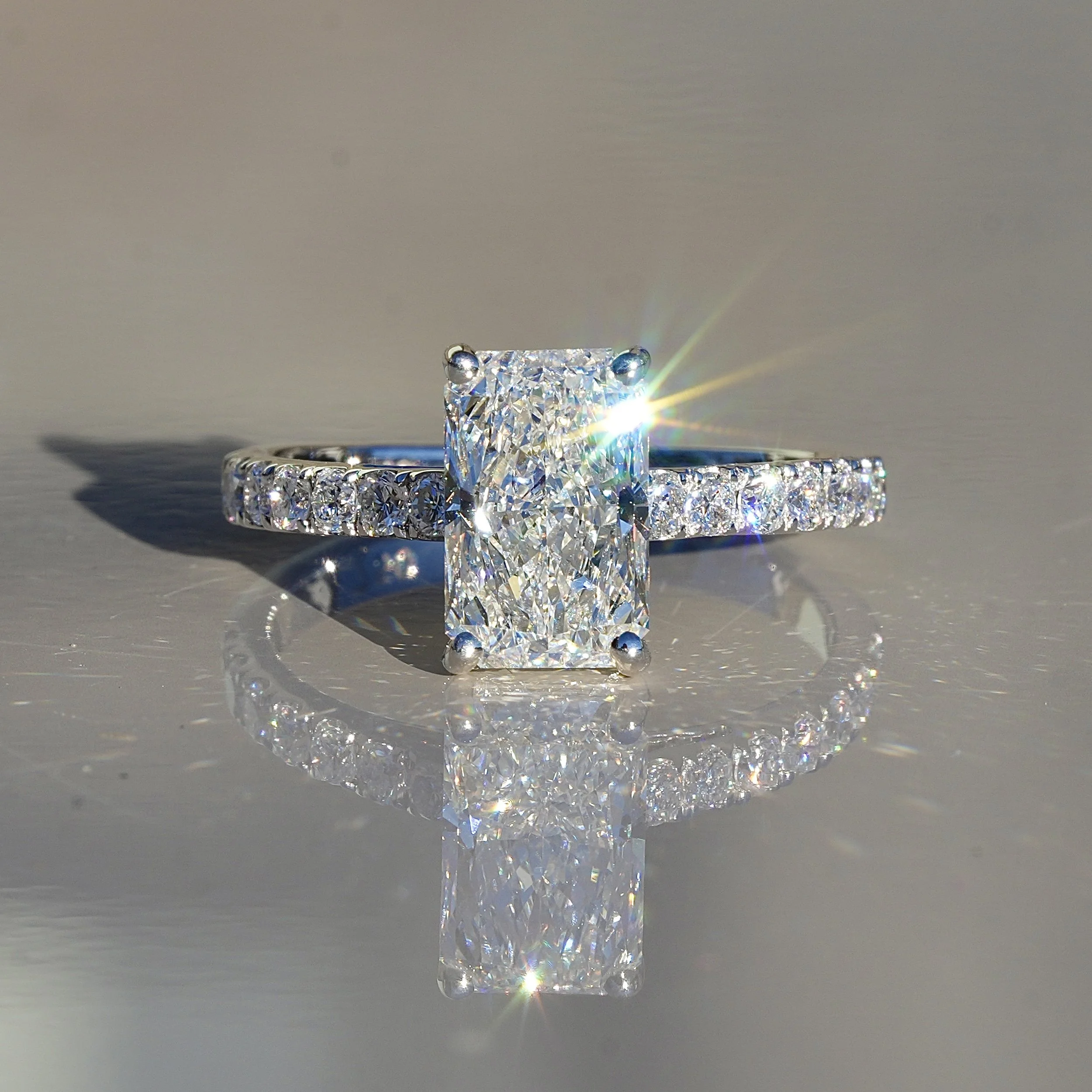  Radiant Diamond Band
