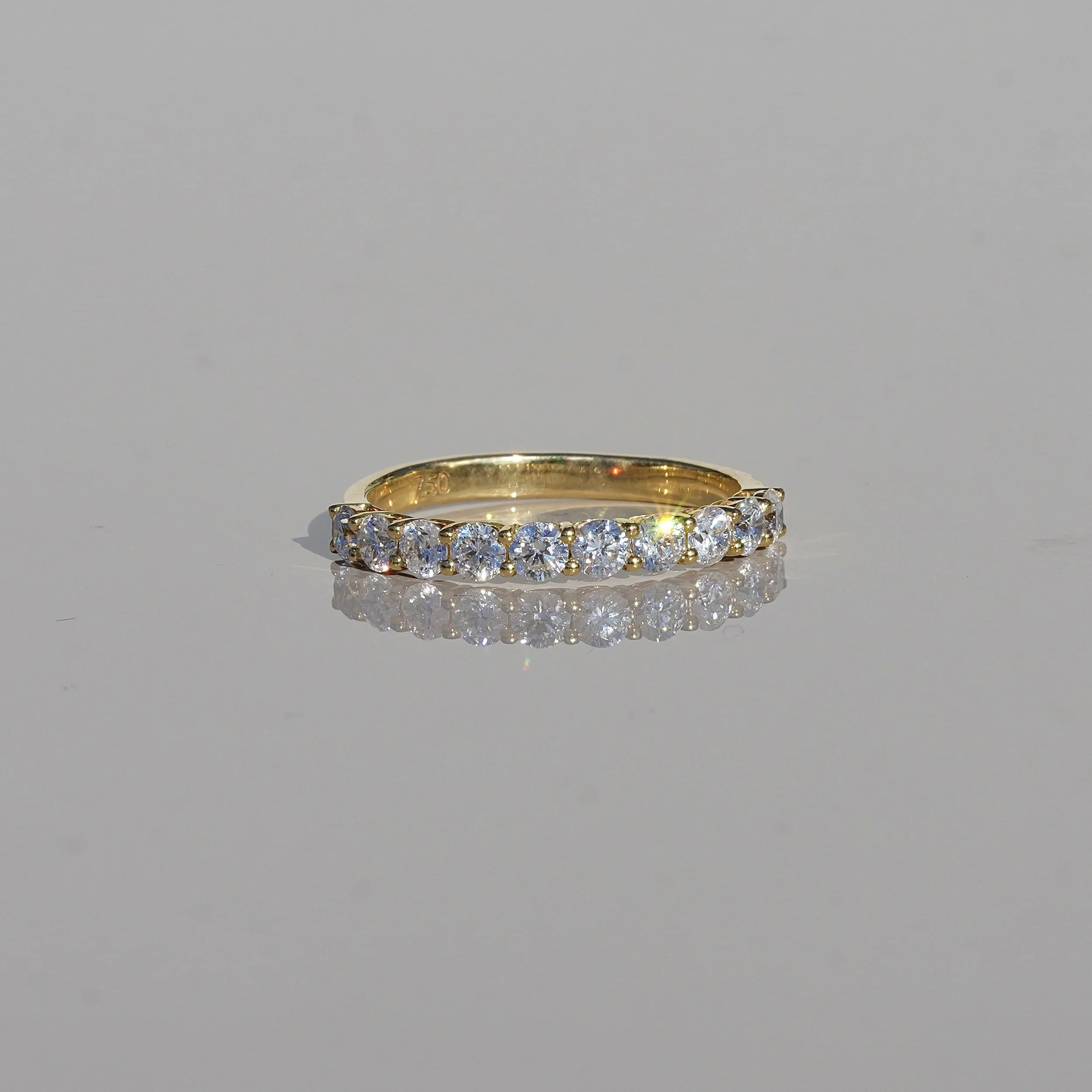 Prong-Set Diamond Band