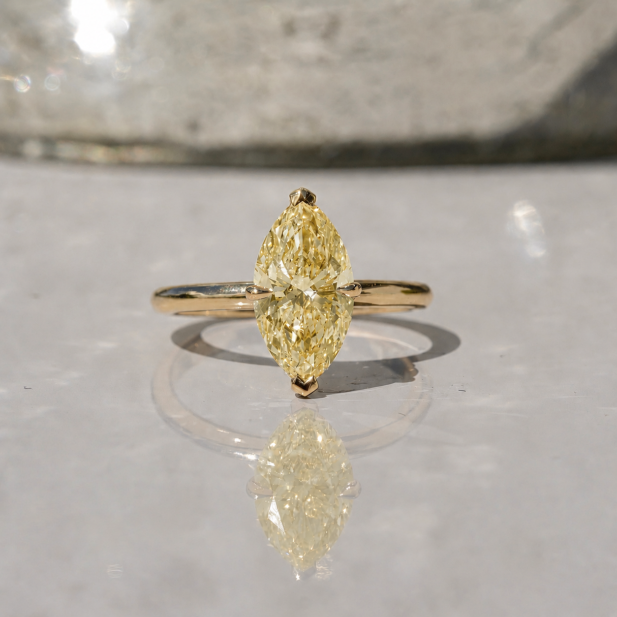 marquise-fancy-intense-yellow-diamond-2carat-solitaire-18ct-yellow-gold-eighty8diamonds-front-view