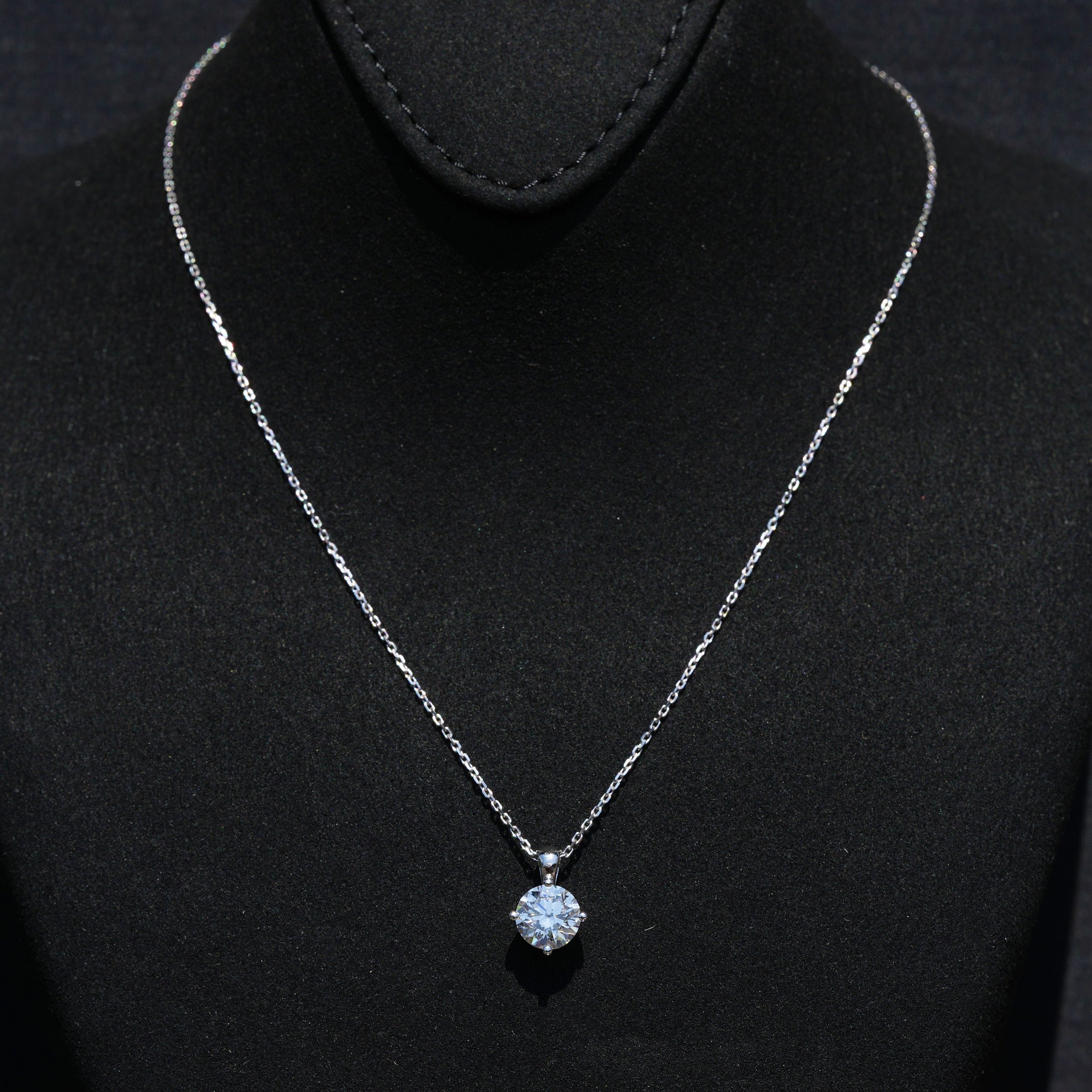 Diamond Solitaire Pendant 2.00 ct