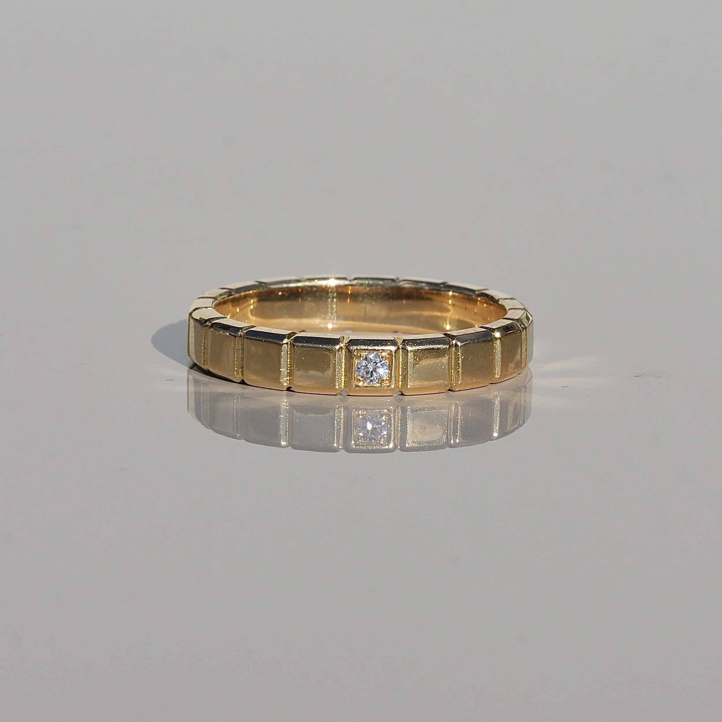 Ice Cube Diamond Ring