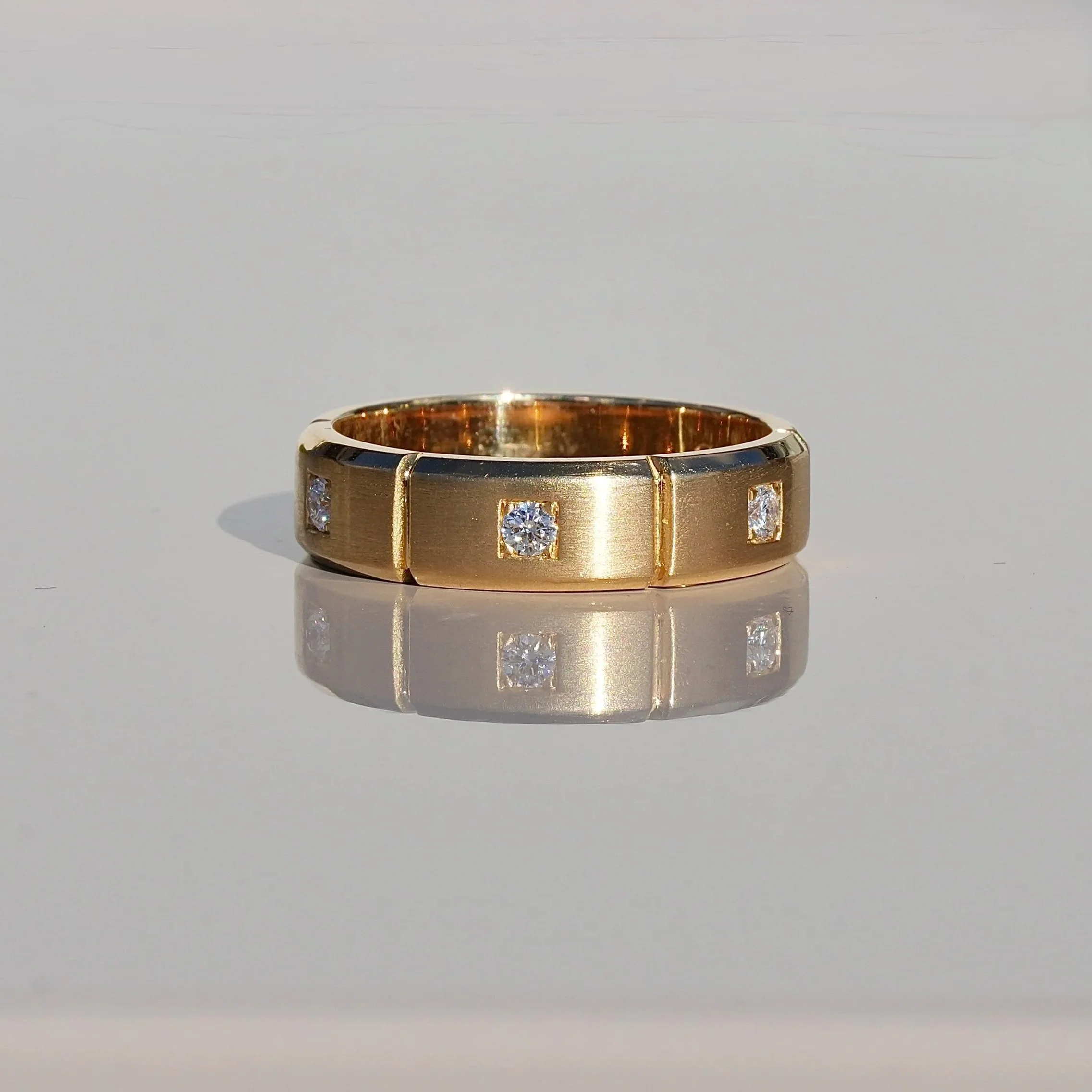 Men’s Gold Diamond Band