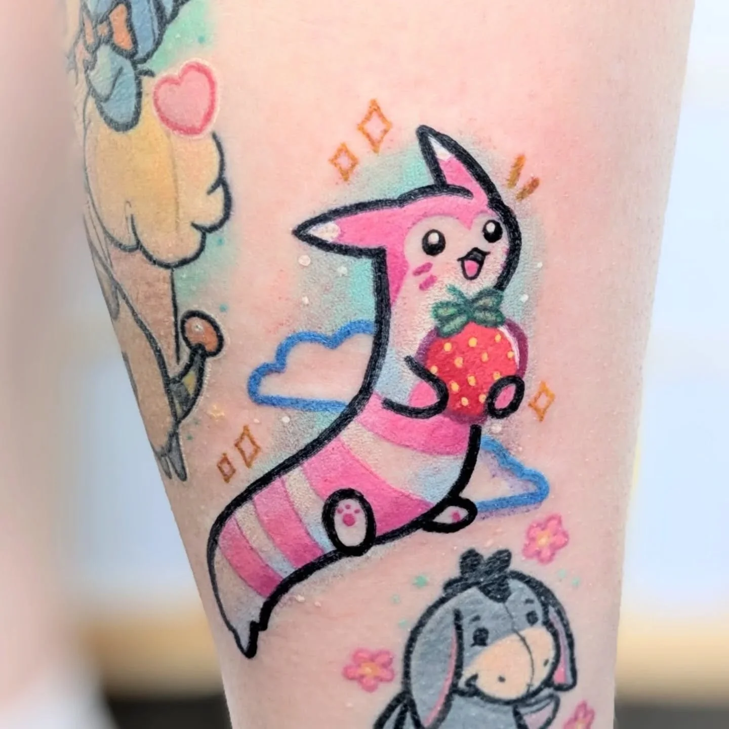 Shiny furret!! 
I did this a bit ago but never posted it... I don't know why because I love it!!

Sponsored by @magnumtattoosupplies 

#cutetattoo #kawaiitattoo #pokemontattoo