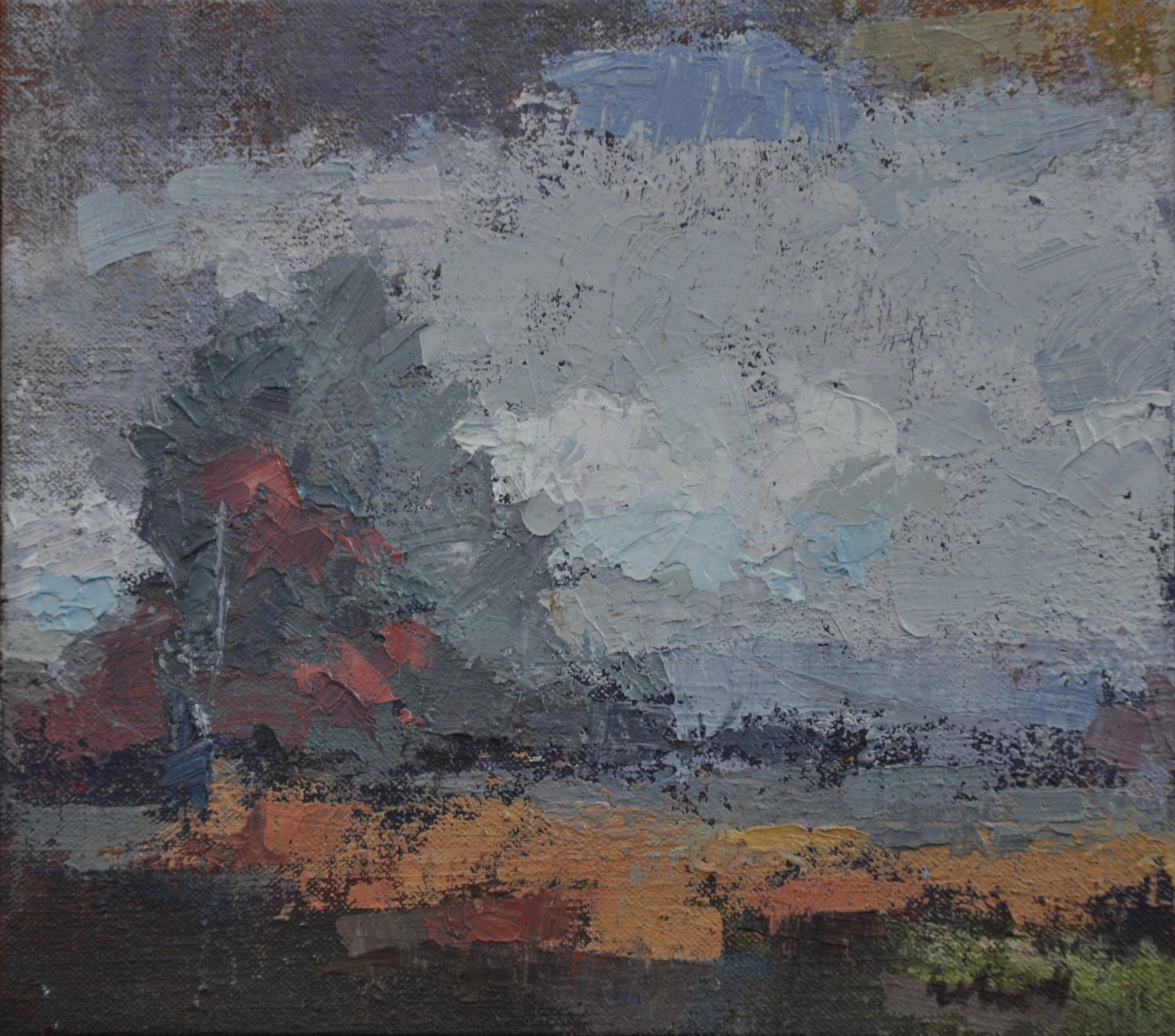 Field in Fog 9 x 8 $375