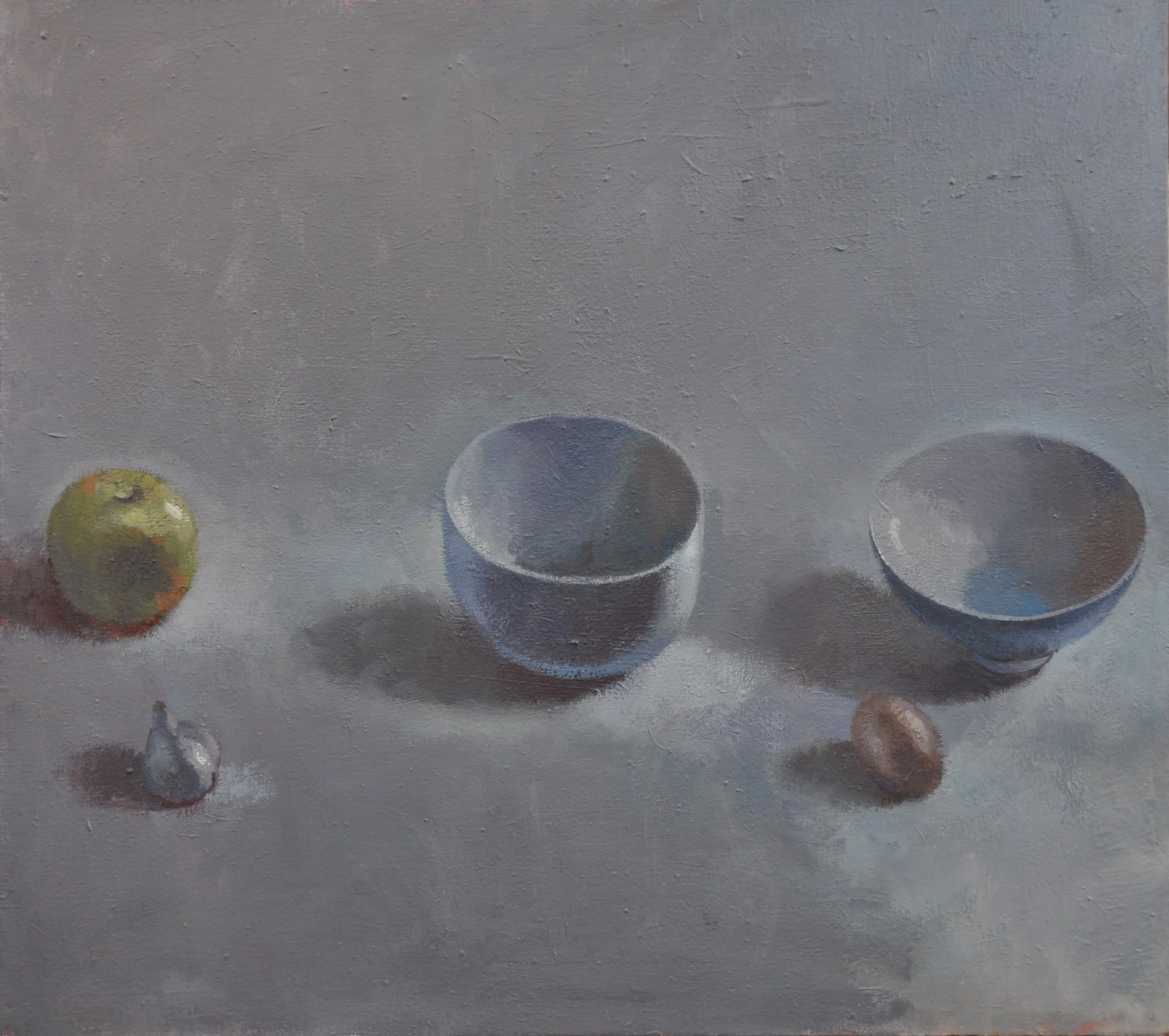 untitled (apple garlic egg) 36 x 32 $1500