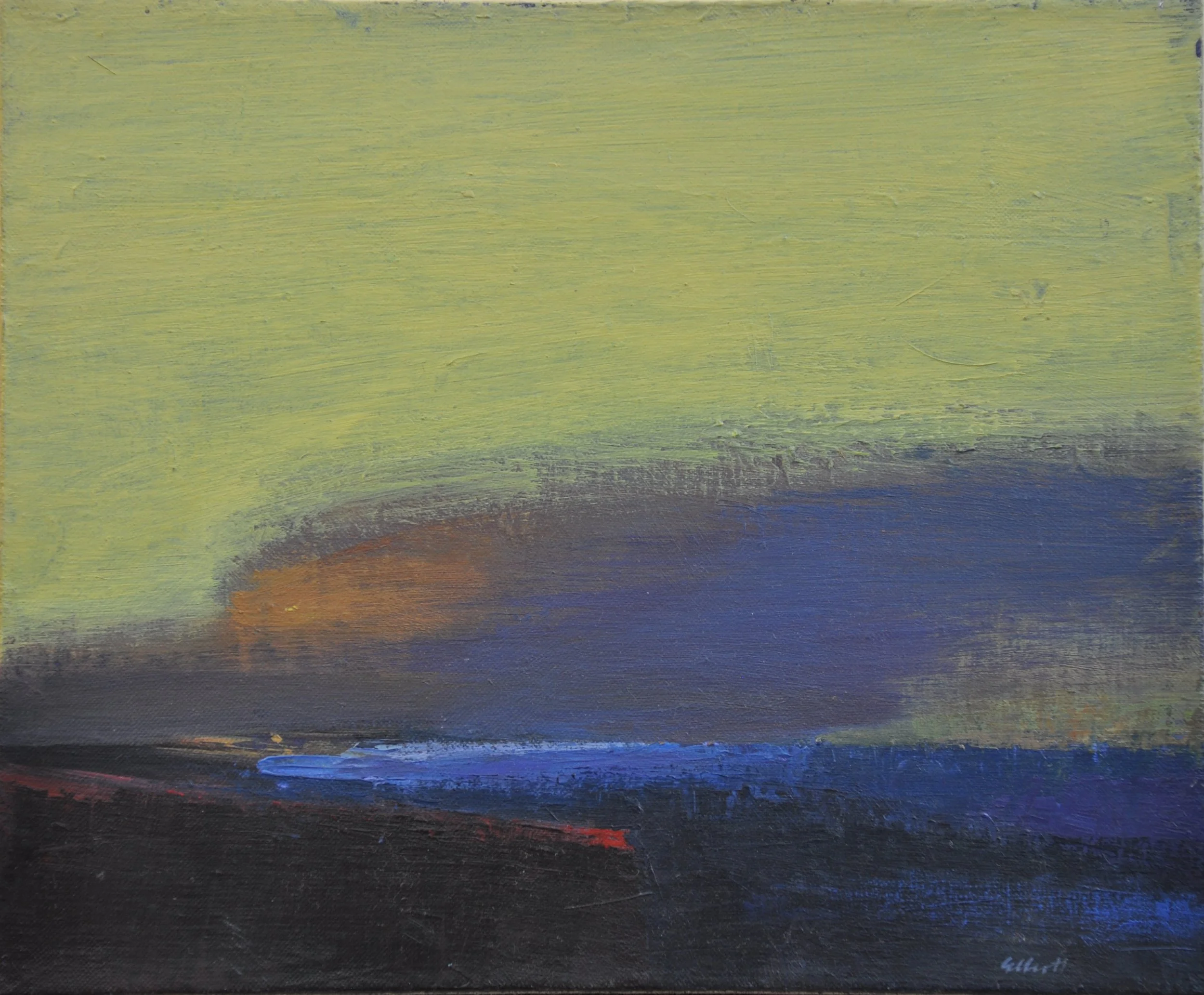 Distant Storm 12 x 10 $425