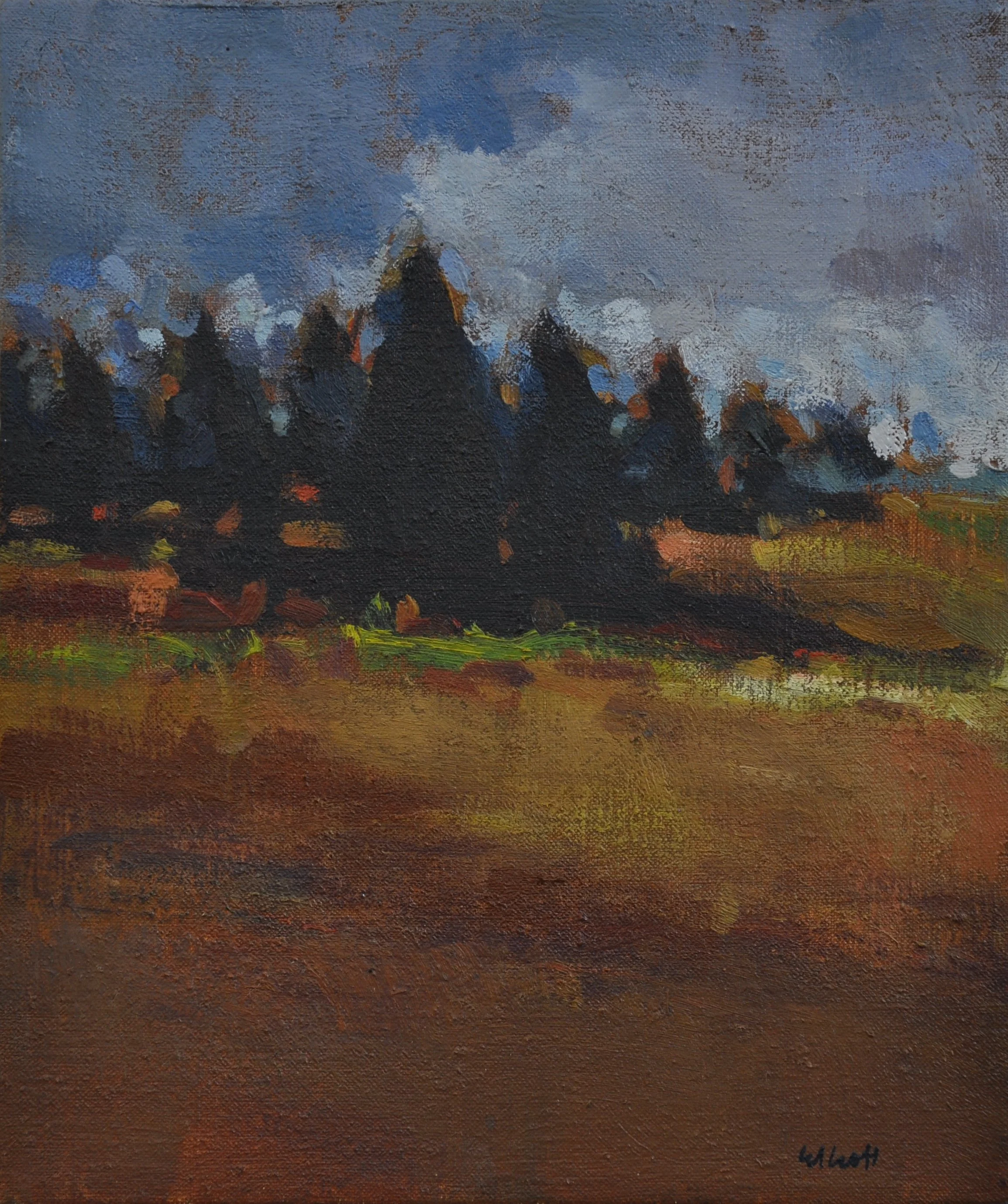 Golden Field 10 x 12 $425