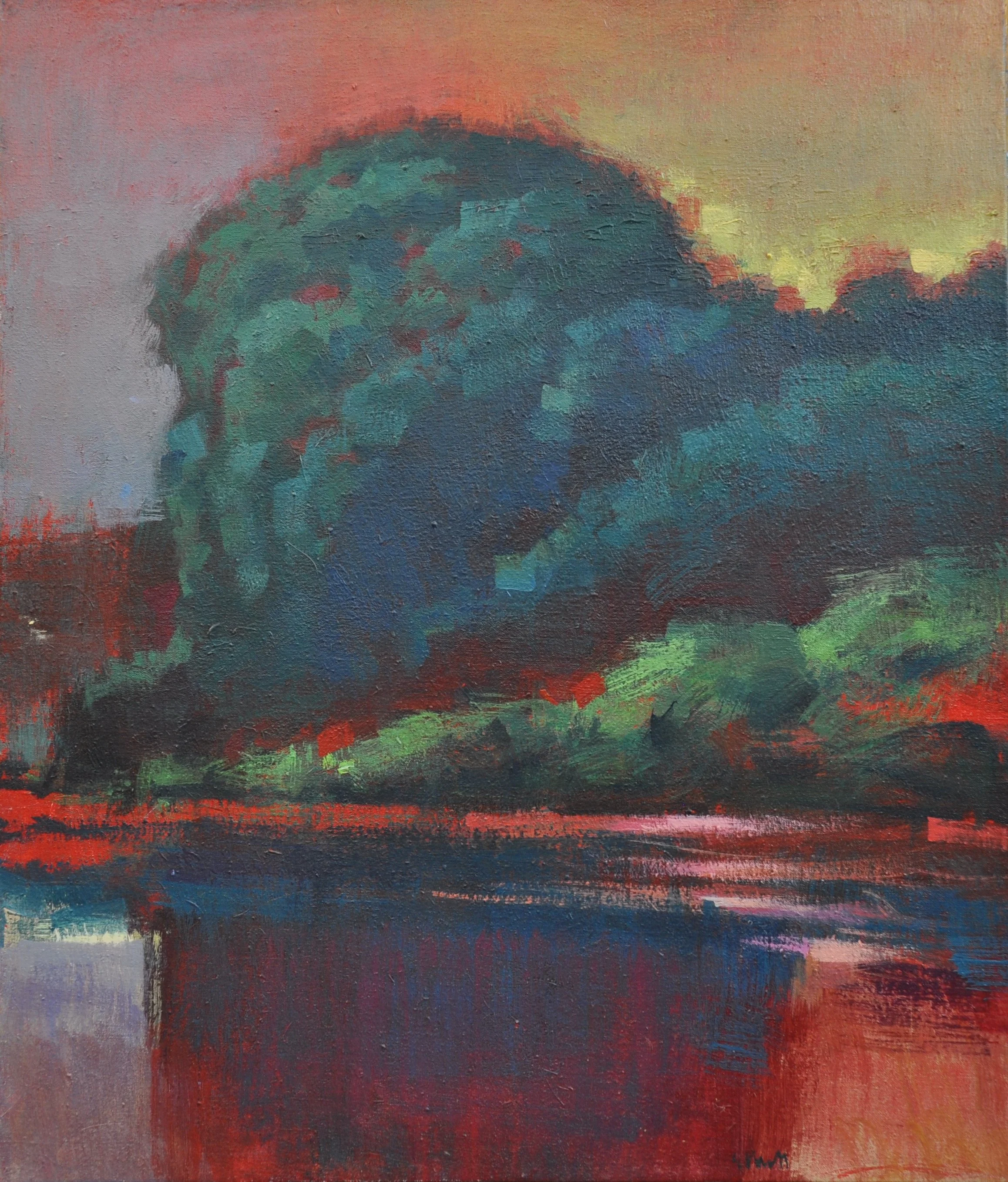 untitled (red reflection) 22 x 26 $875