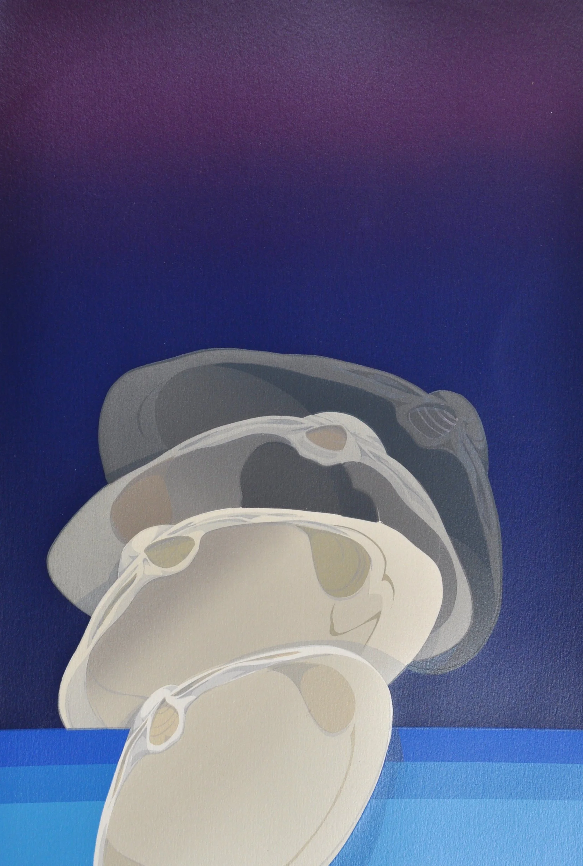 Clam Fall  15.5 x 21