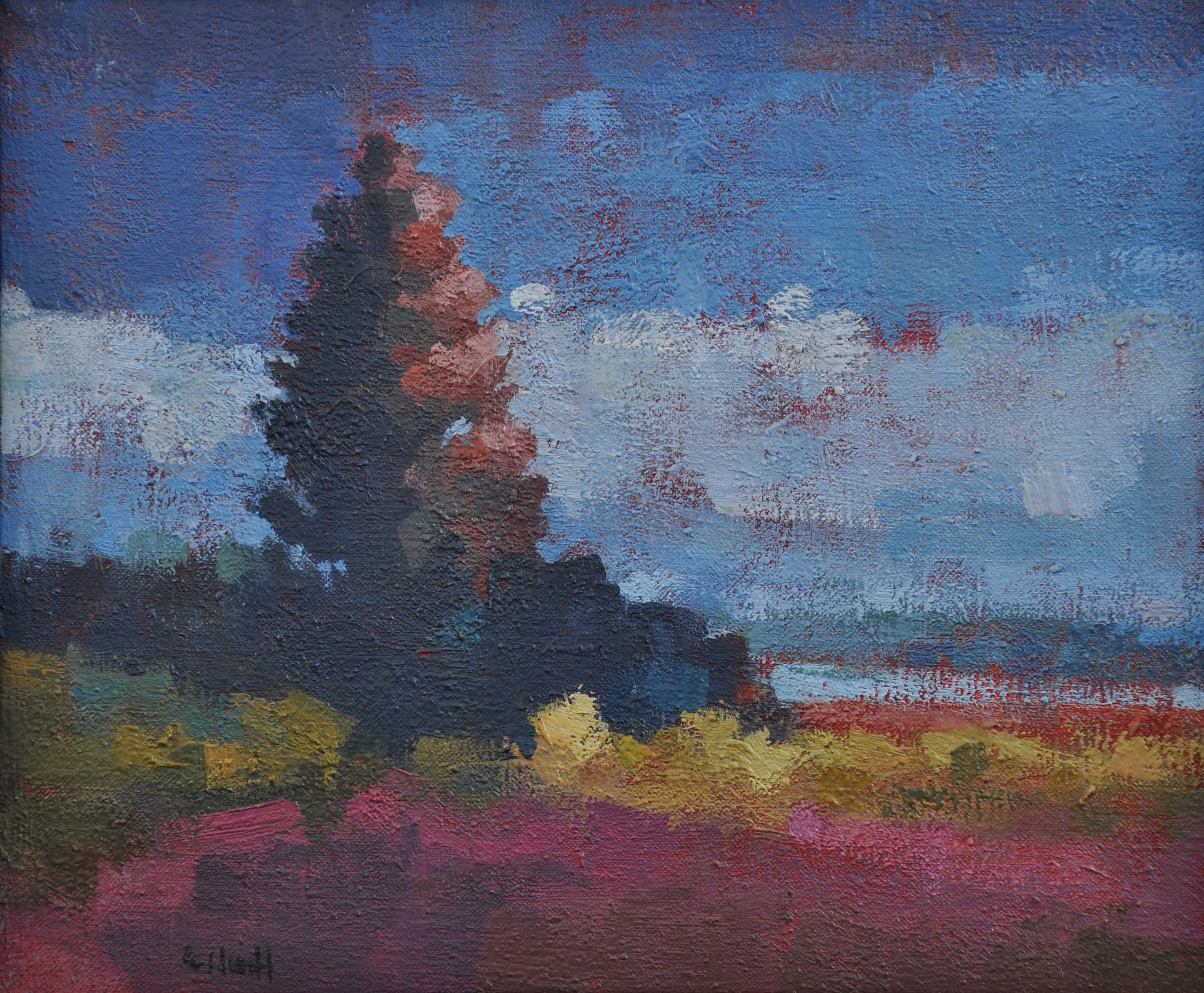 Tree Over the Water 12 x 10 $425