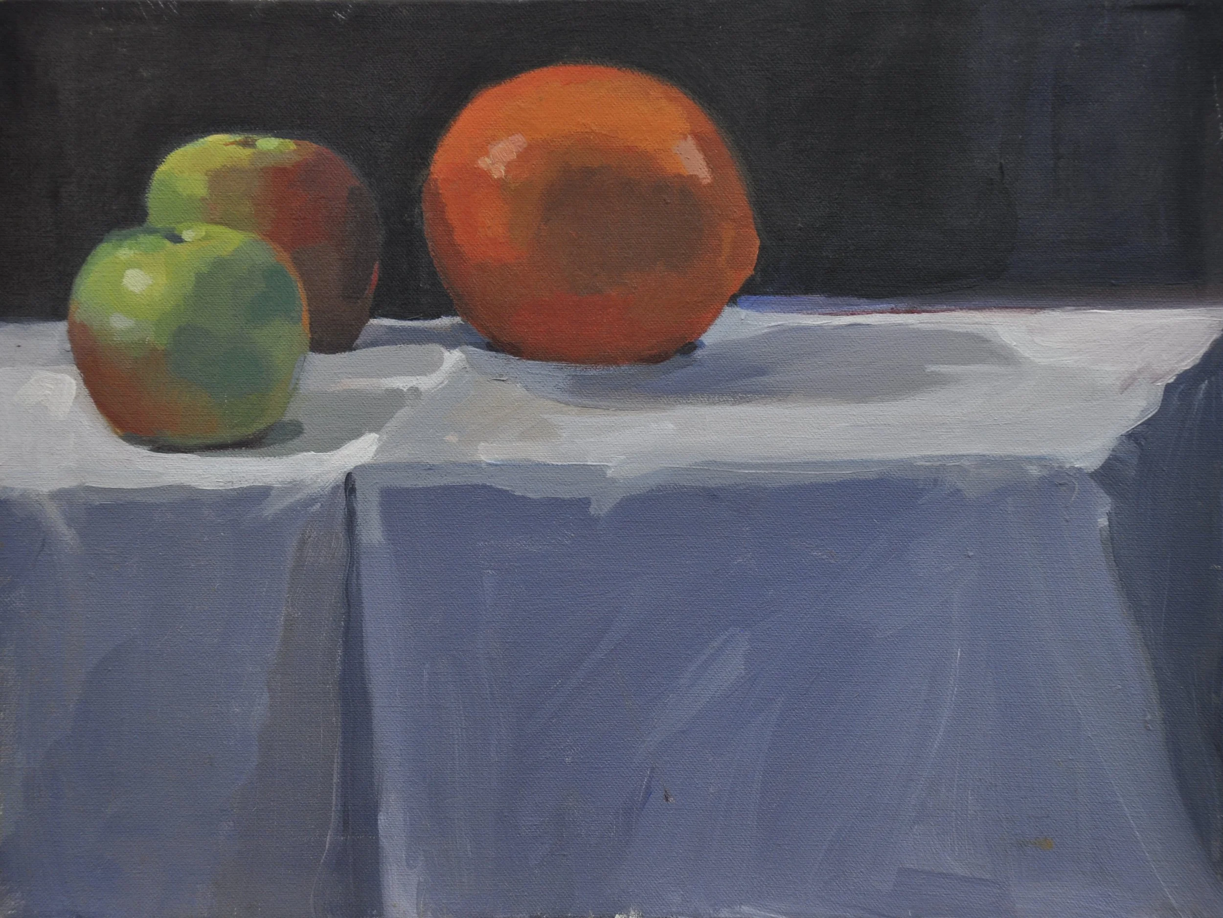 Apples and Orange 16 x 12 $500
