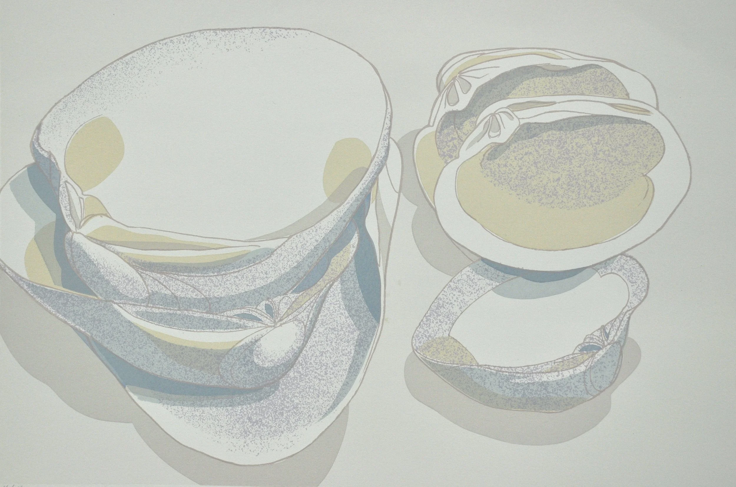 Shells with Purple Speckle 18.5 x 12.5