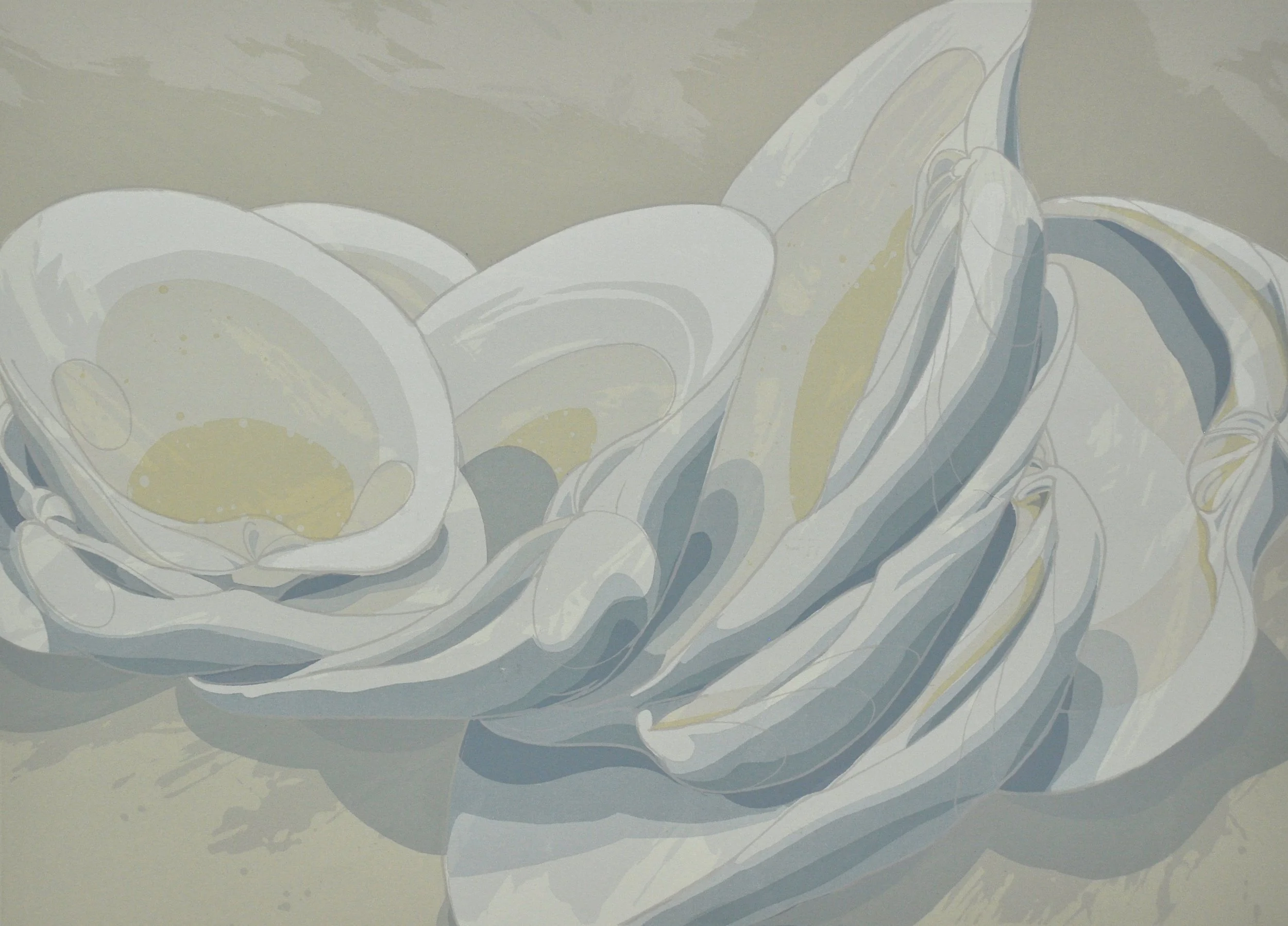 Stacked Clams 19 x 13.75