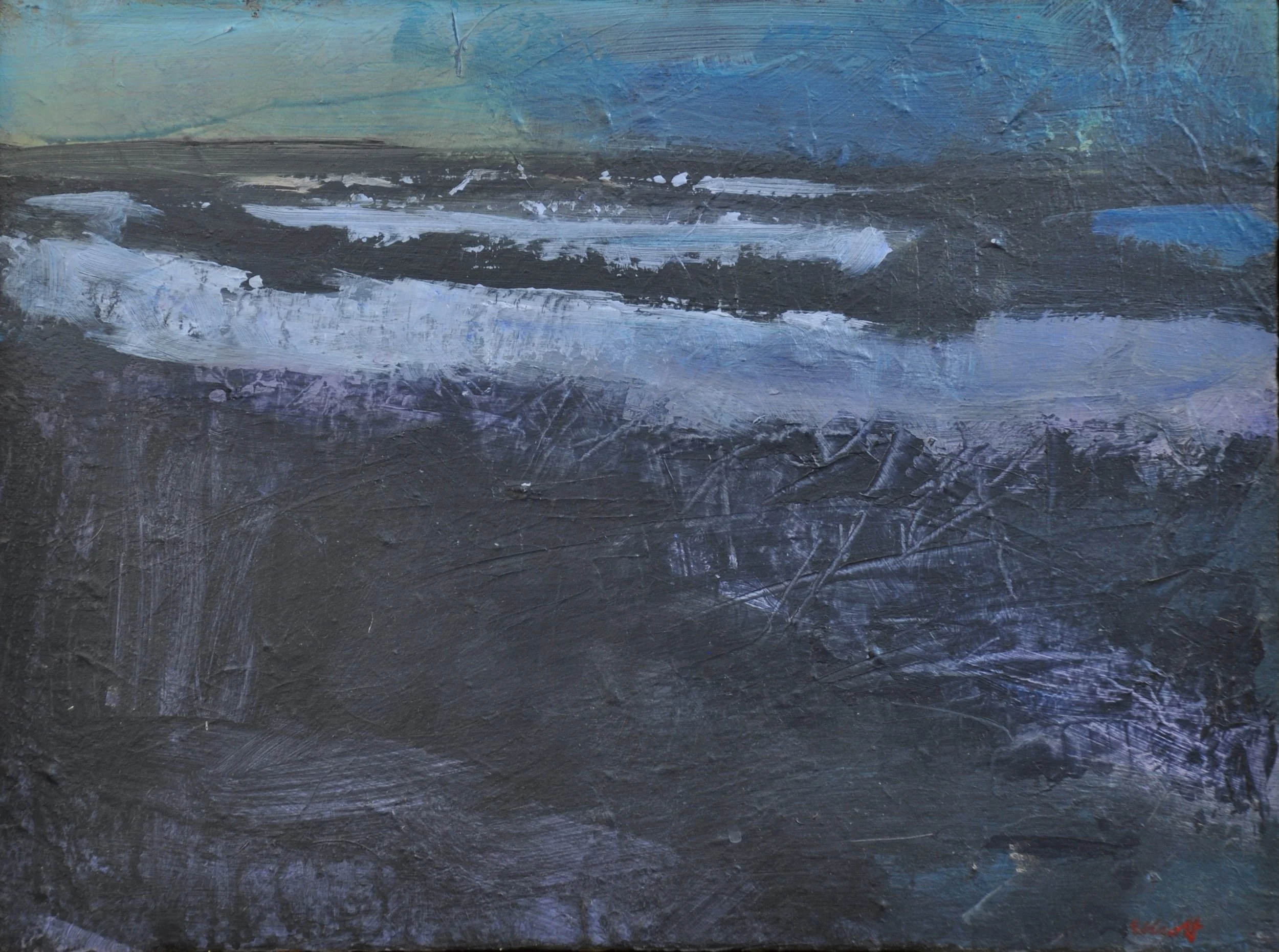 Storm on the Marsh 16 x 12 $500