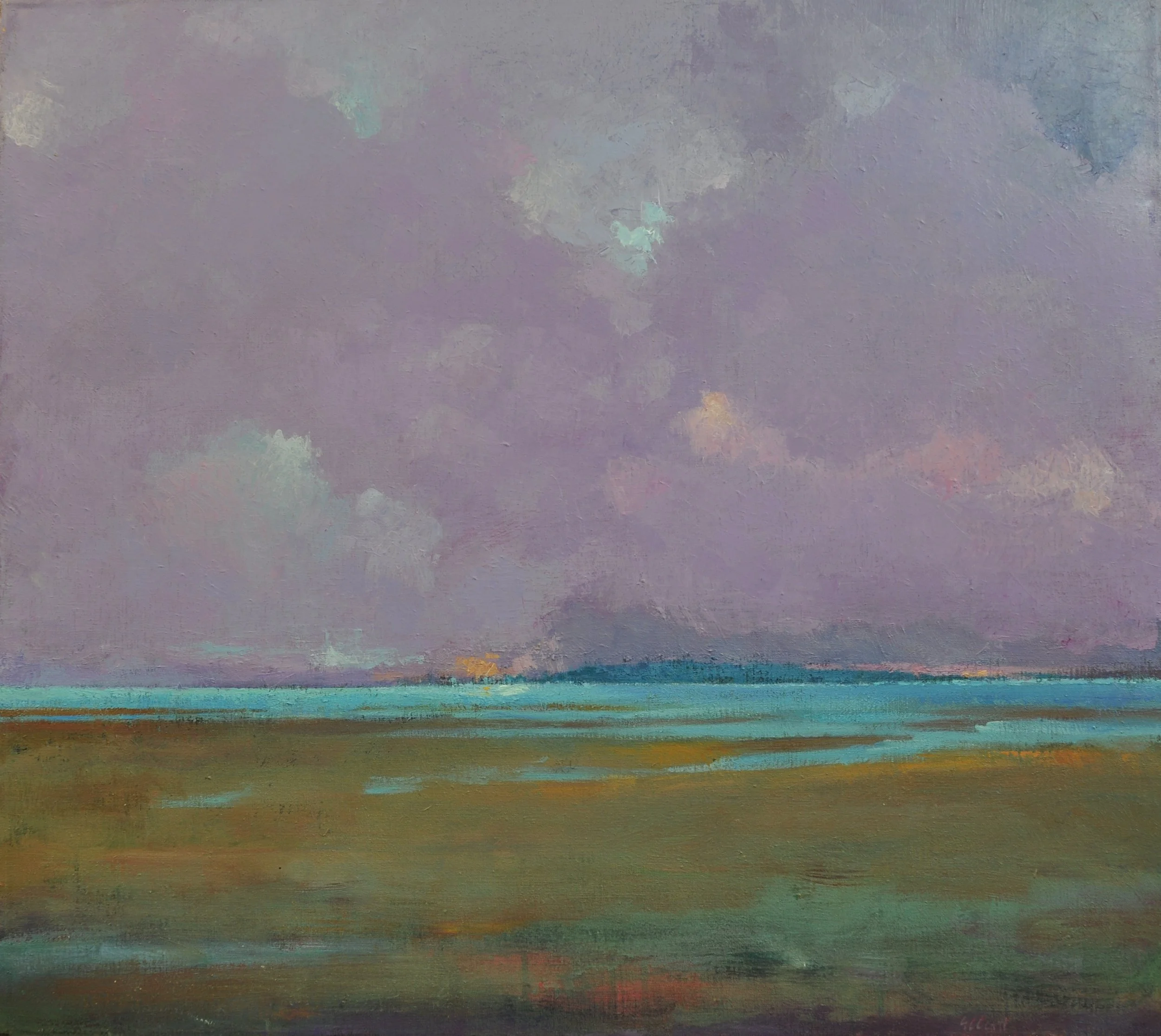 Moon Low Tide 36 x 32 $1500