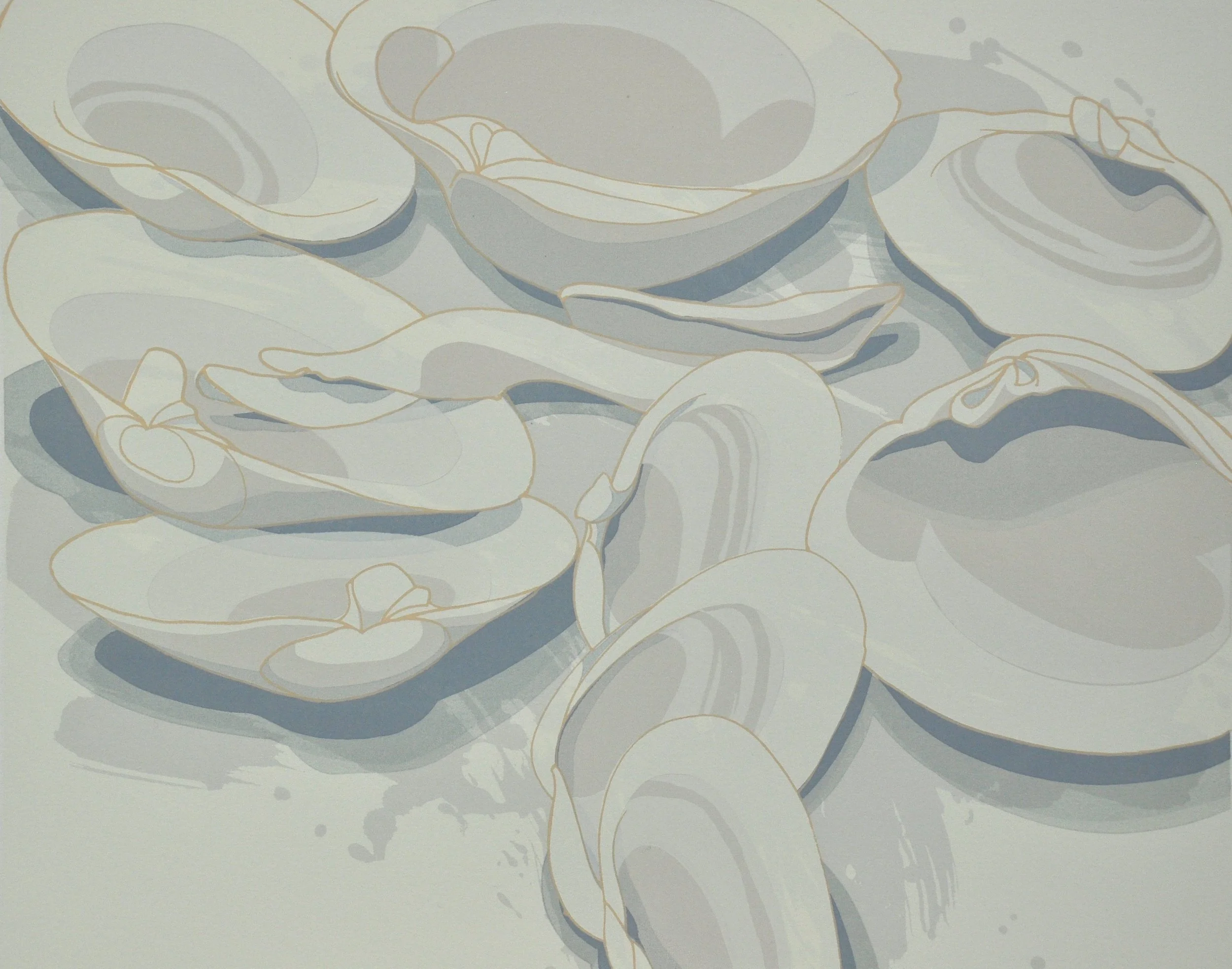 Nine Shells 16 x 12.75