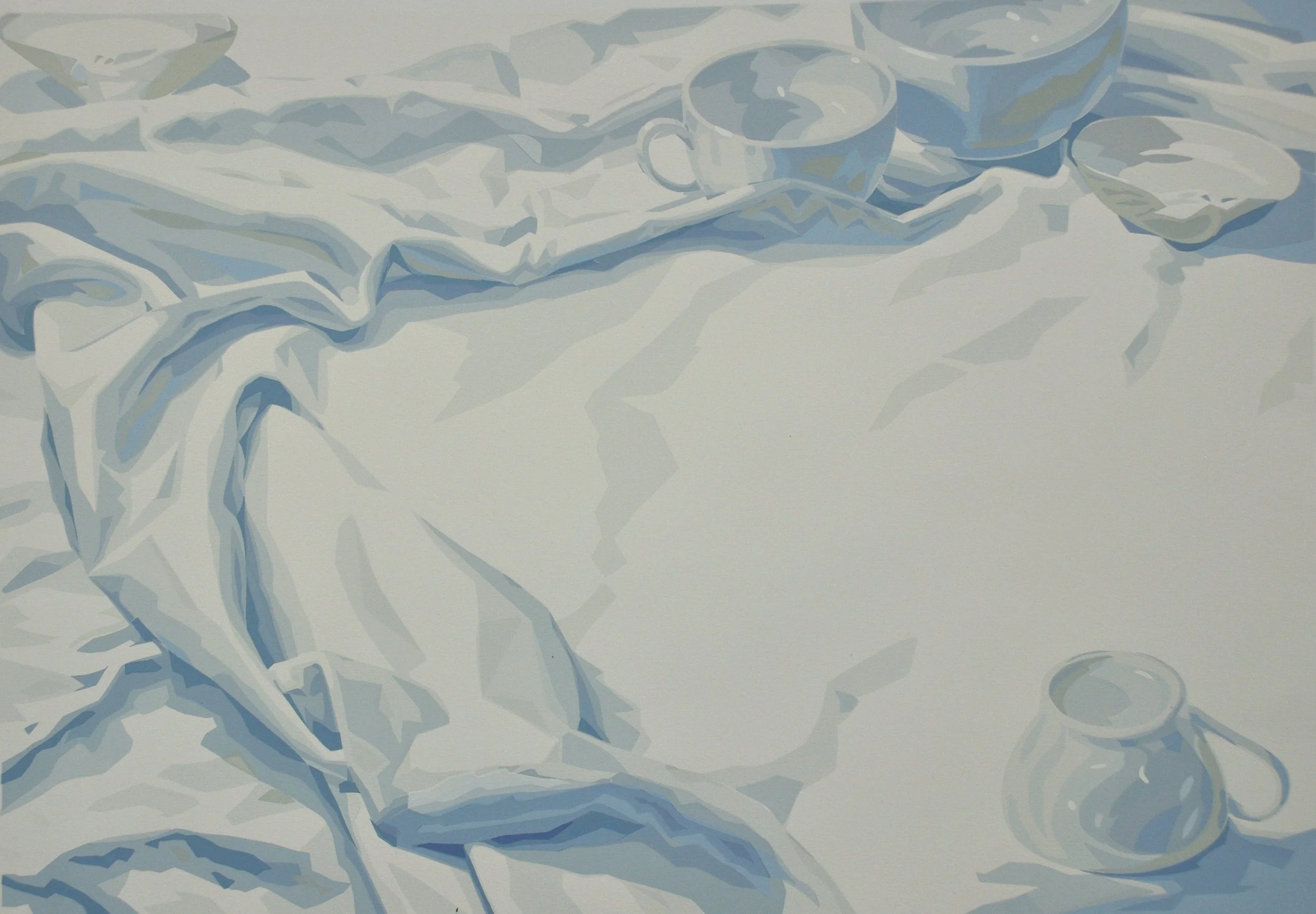 Still Life with Two Shells 26 x 18