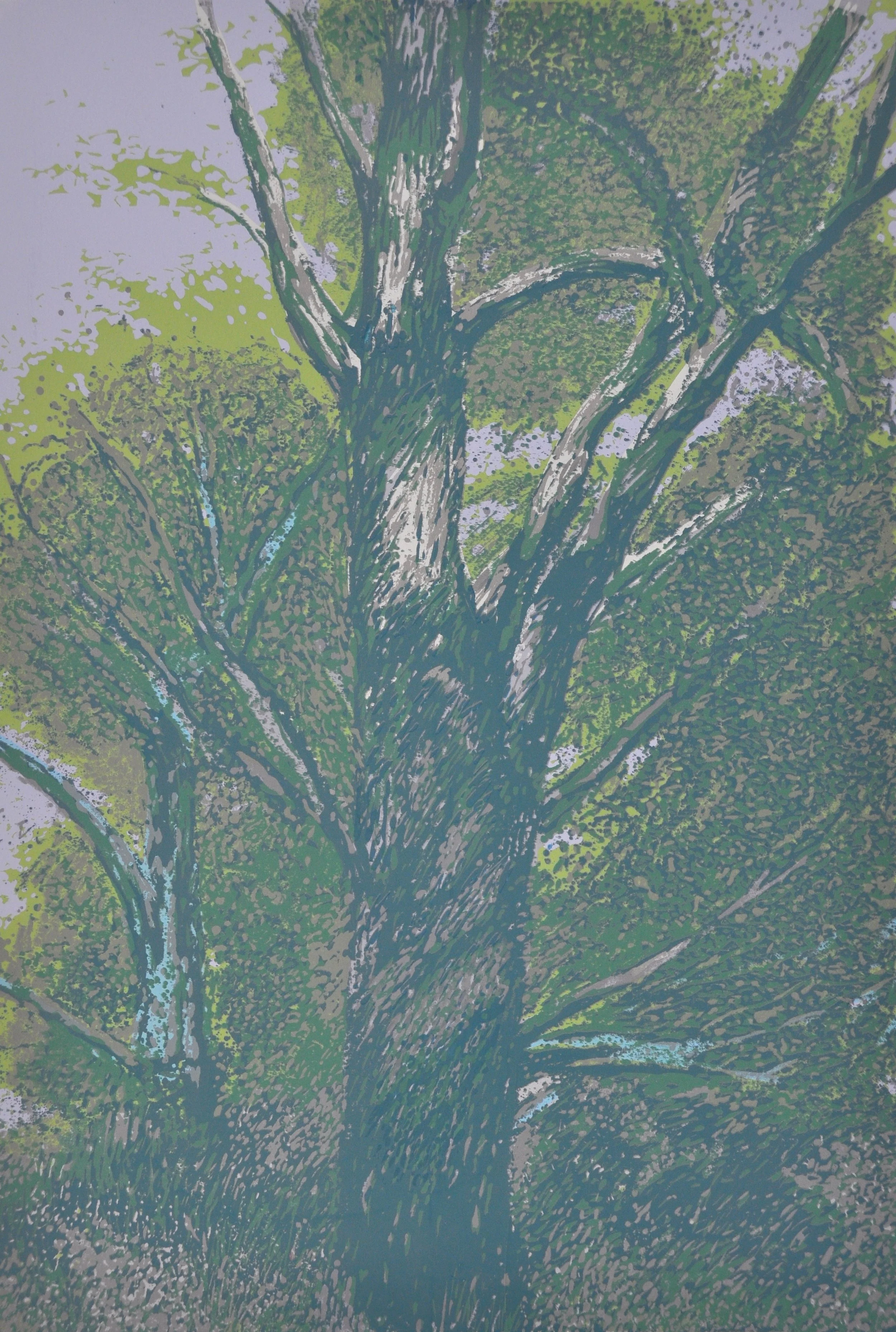 Green Trees 17 x 24.5