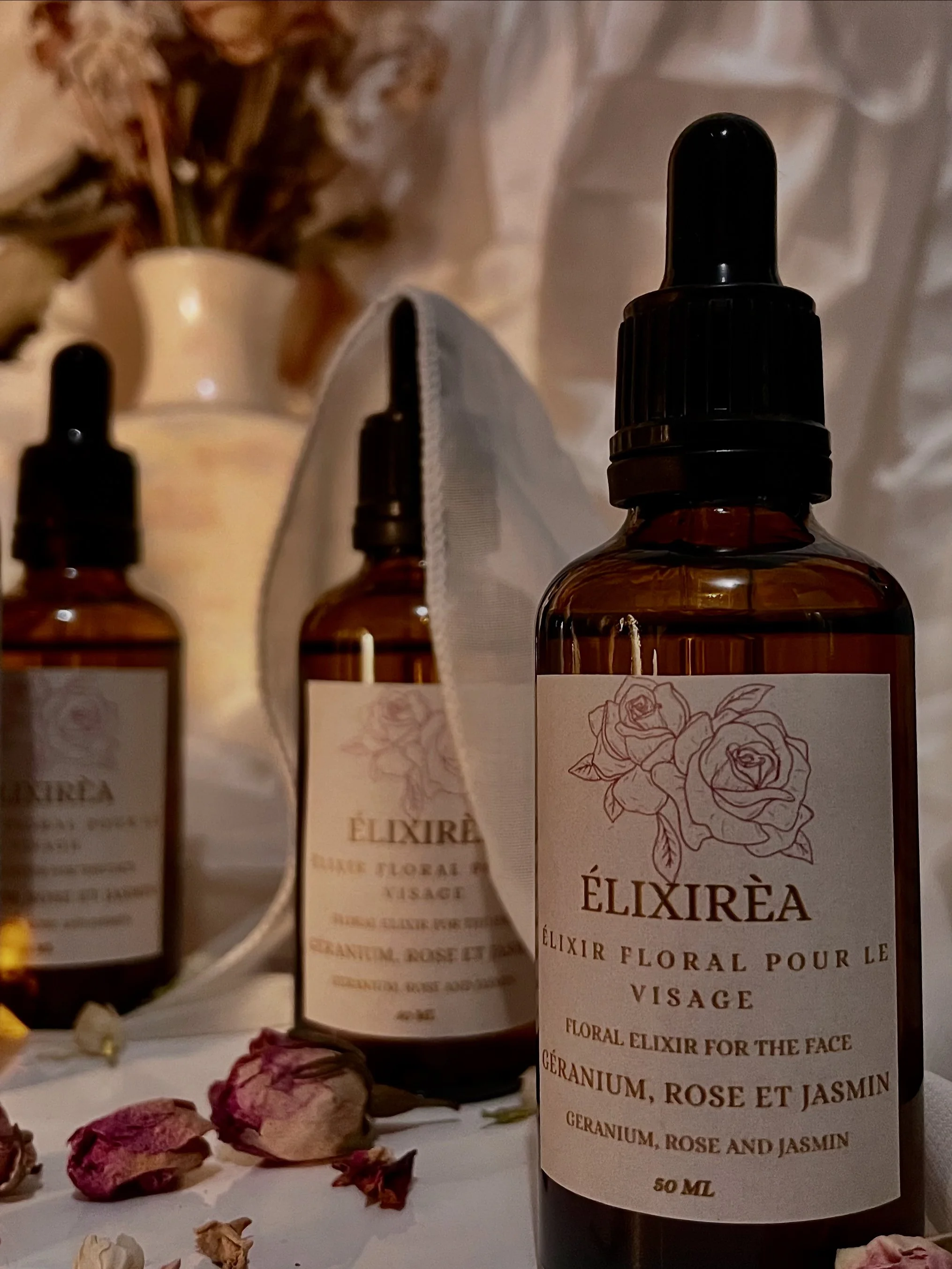 Élixir floral pour le visage