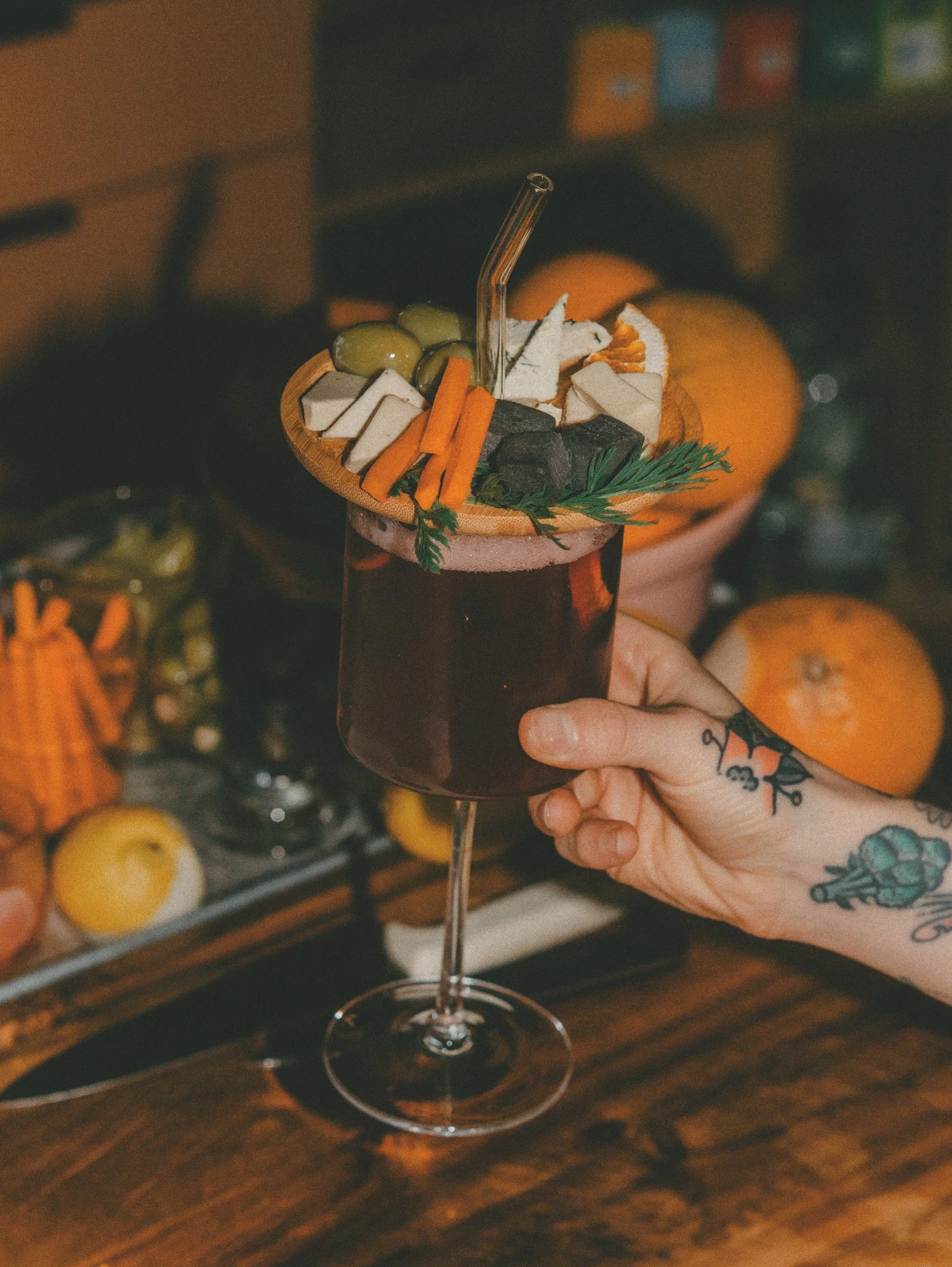 custom crafted cocktails