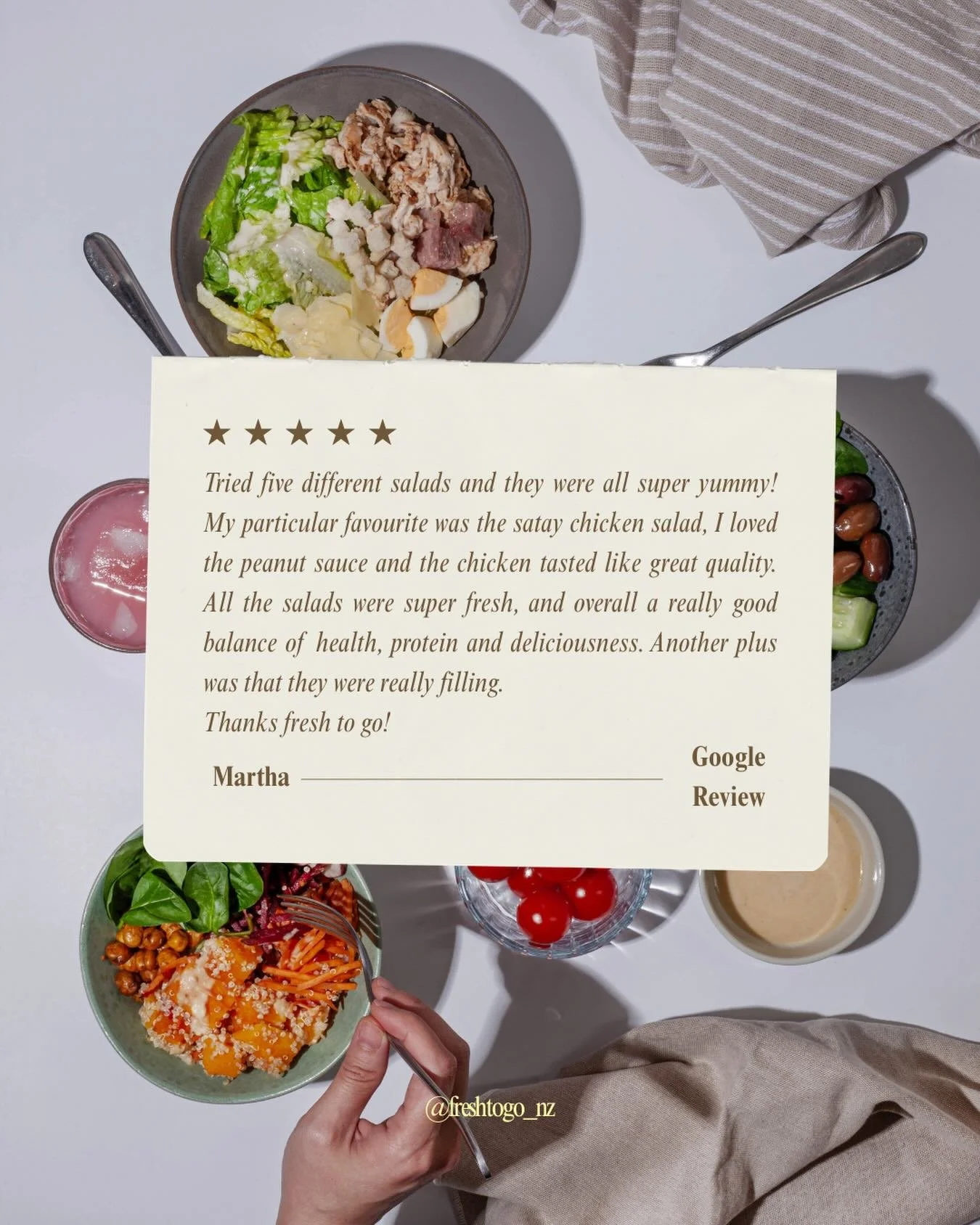 Good salads speak for themselves. Available at selected supermarkets nationwide 🇳🇿