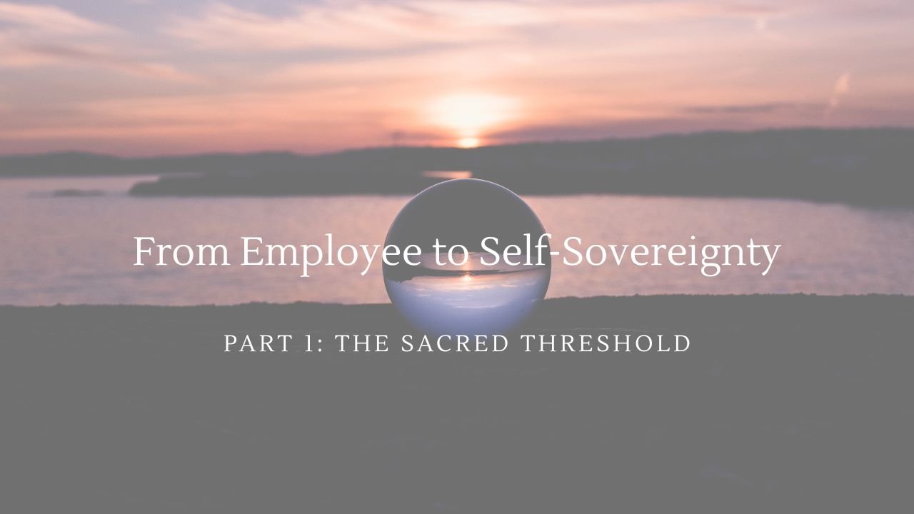 The Sacred Threshold: Why Career Transition Isn't Enough Anymore