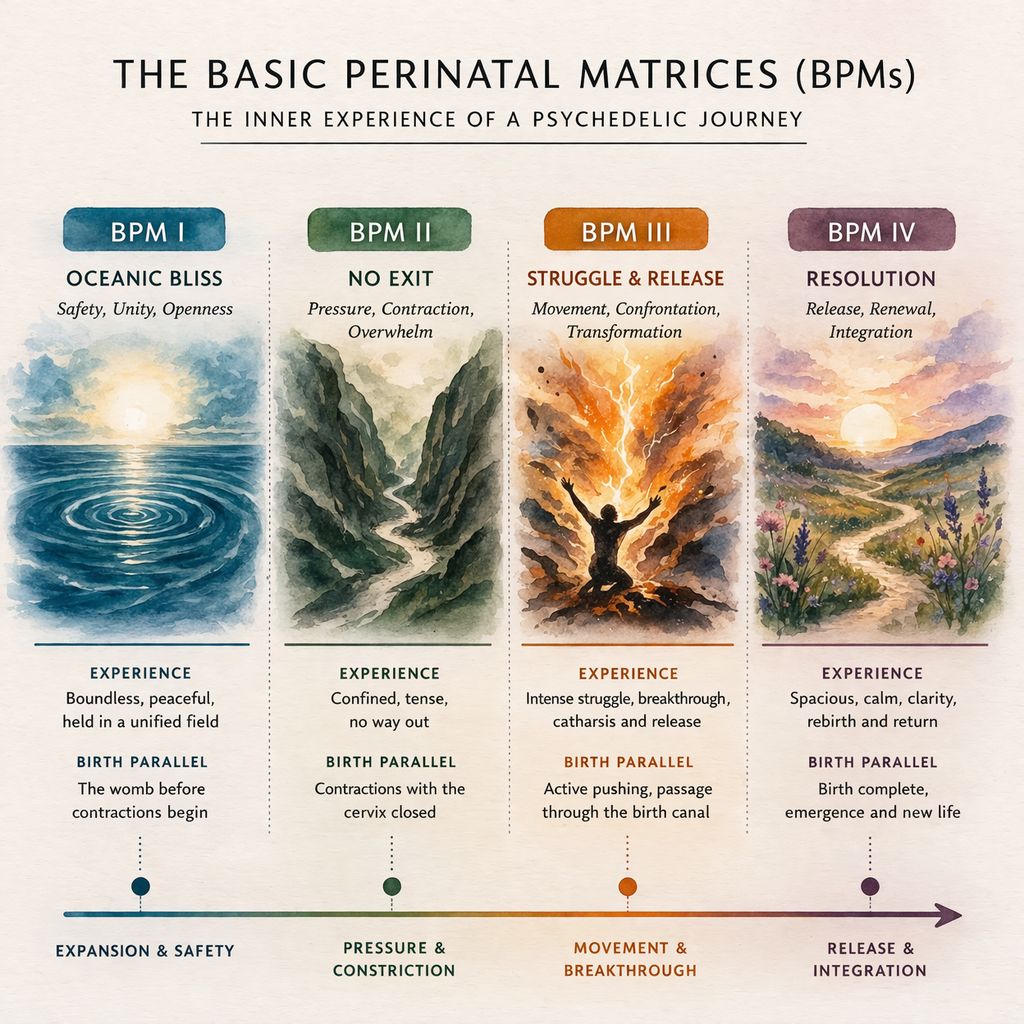 Contours of Sound: Mapping Stanislav Grof’s Basic Perinatal Matrices (BPMs) to Journey Phases and Music Choices