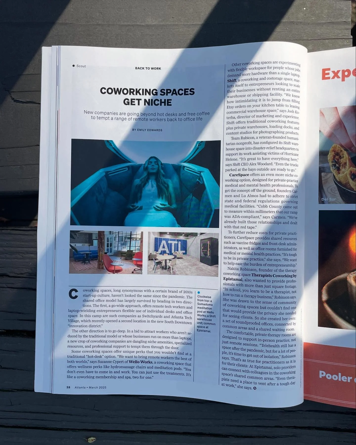 My new piece for @atlantamagazine is out! 🗞️ As a full-time remote worker, I&rsquo;ve become something of a connoisseur of the post-pandemic co-working space 👩🏻&zwj;💻 I tried out a few of Atlanta&rsquo;s newest, nichest spaces coming up with crea