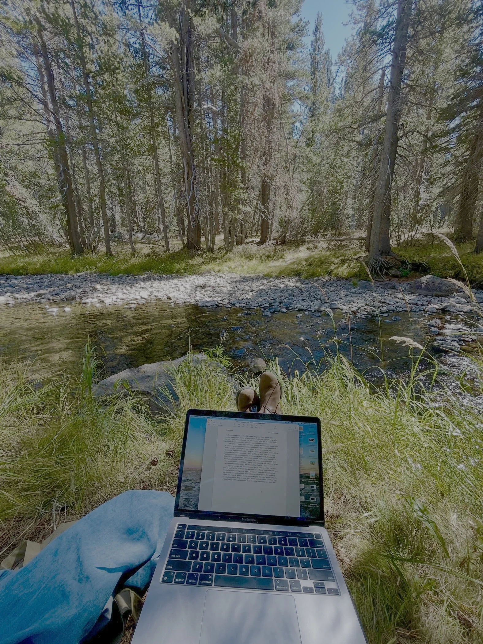 Writing in Yosemite
