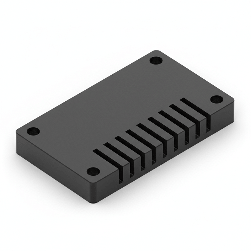 Black Nylon Cable Strain Relief Plate