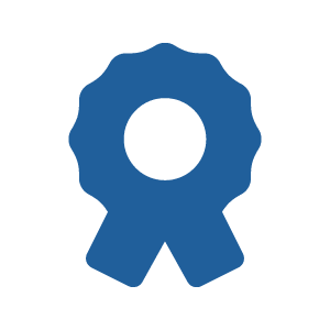 blue ribbon icon