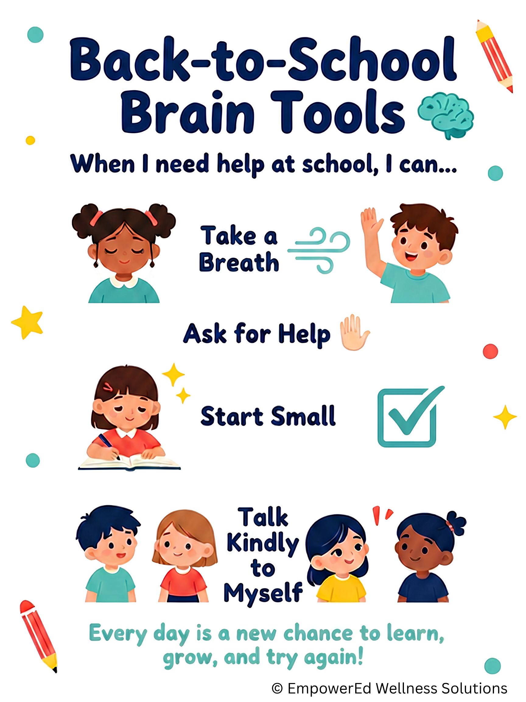 Back-to-School Brain Tools Activity Pack