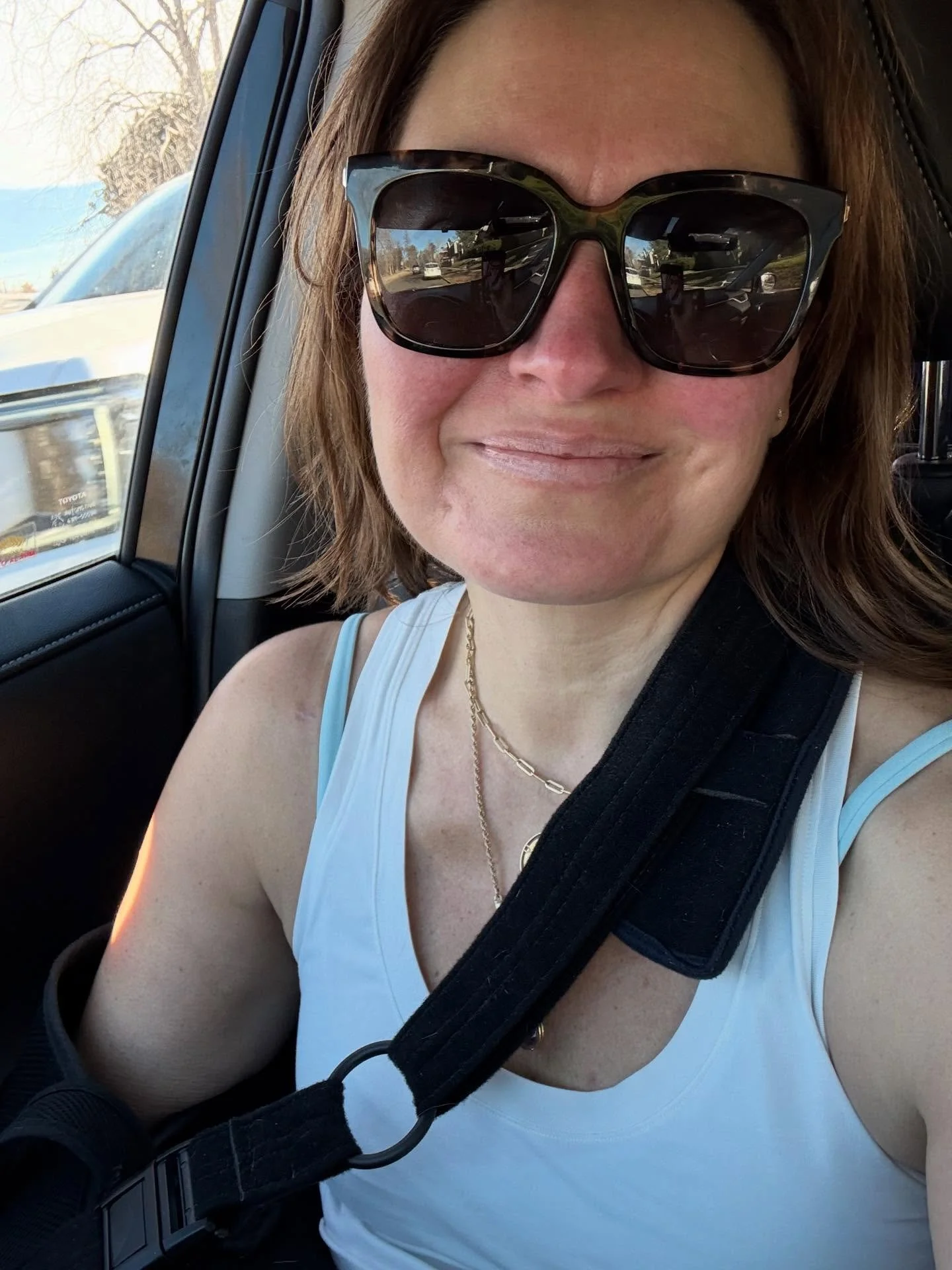 Healing. And thriving. 

It&rsquo;s the walks I take each morning with a friend who feels both like a hug and a kick in the ass. It&rsquo;s knowing that my son also had two shoulder surgeries and somehow made all of his responsibilities happen. 

It&