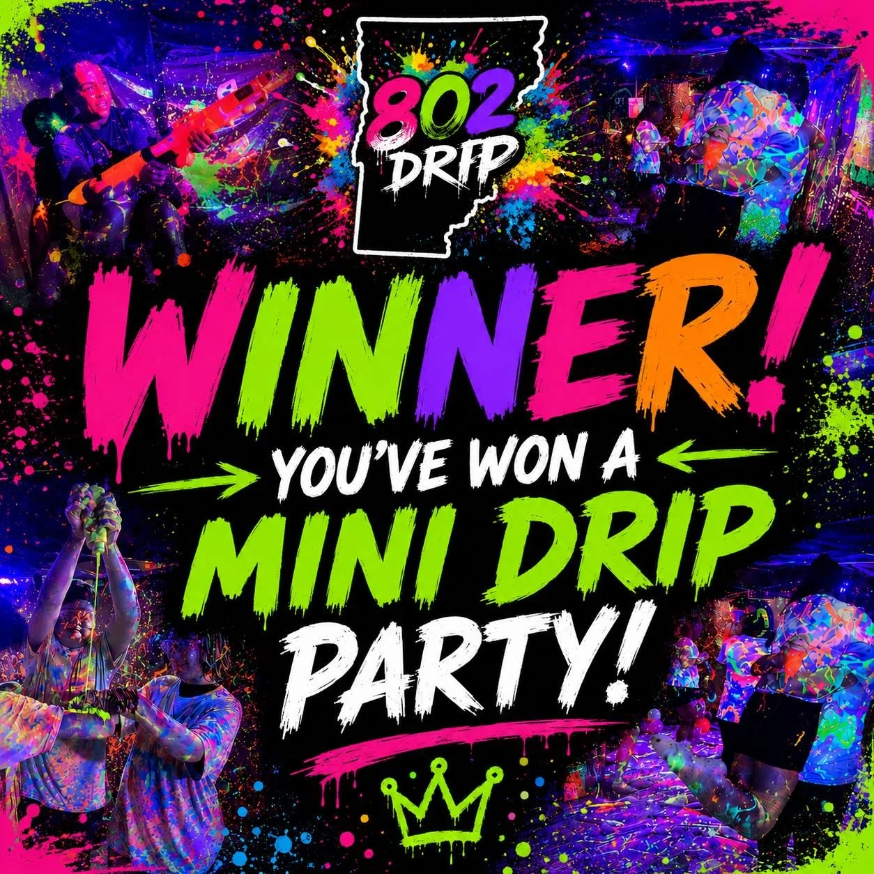 🎉 GIVEAWAY WINNER ANNOUNCEMENT 🎉

Thank you to everyone who took the time to check out 802 Drip, follow along, and enter our May Mini Drip Giveaway! We appreciate all of the support as we continue bringing colorful memories to Vermont.

Today is th