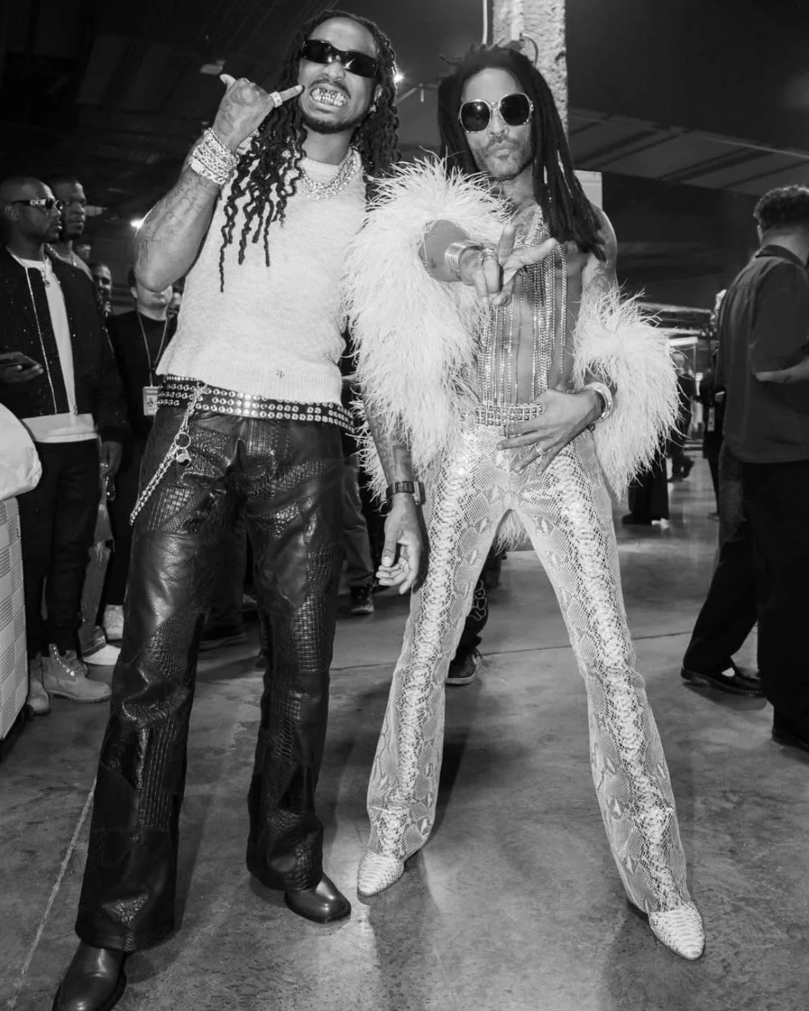 Stylist Assistant to Zoe Costello: Quavo — VMAs. Assisted with wardrobe featuring custom Earthling VIP leather pants, Enfants Riches Déprimés boots, and pieces from Mannahatta NYC, Racer Worldwide, and Chrome Hearts.