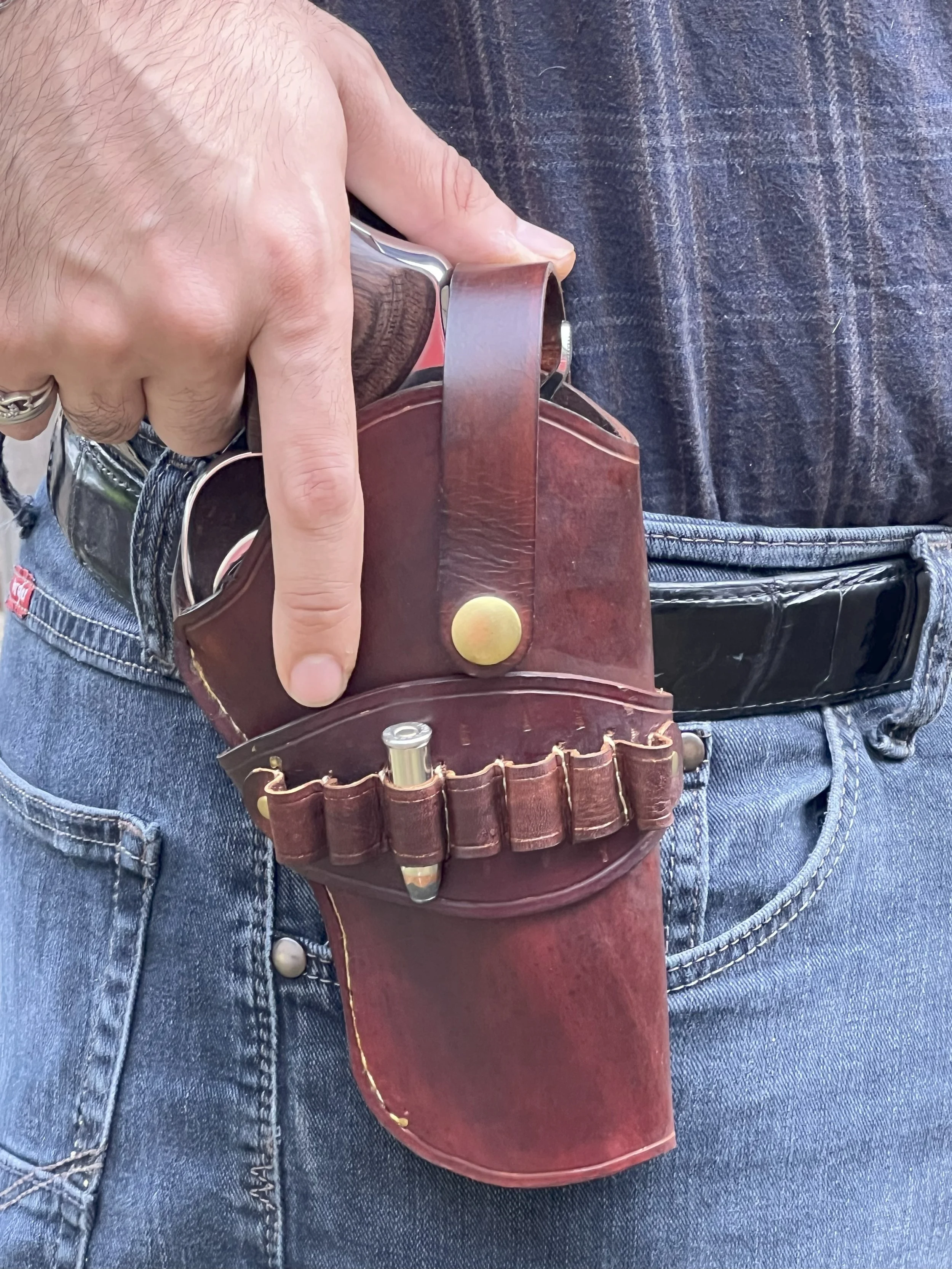 Custom Leather Colt Python Holster