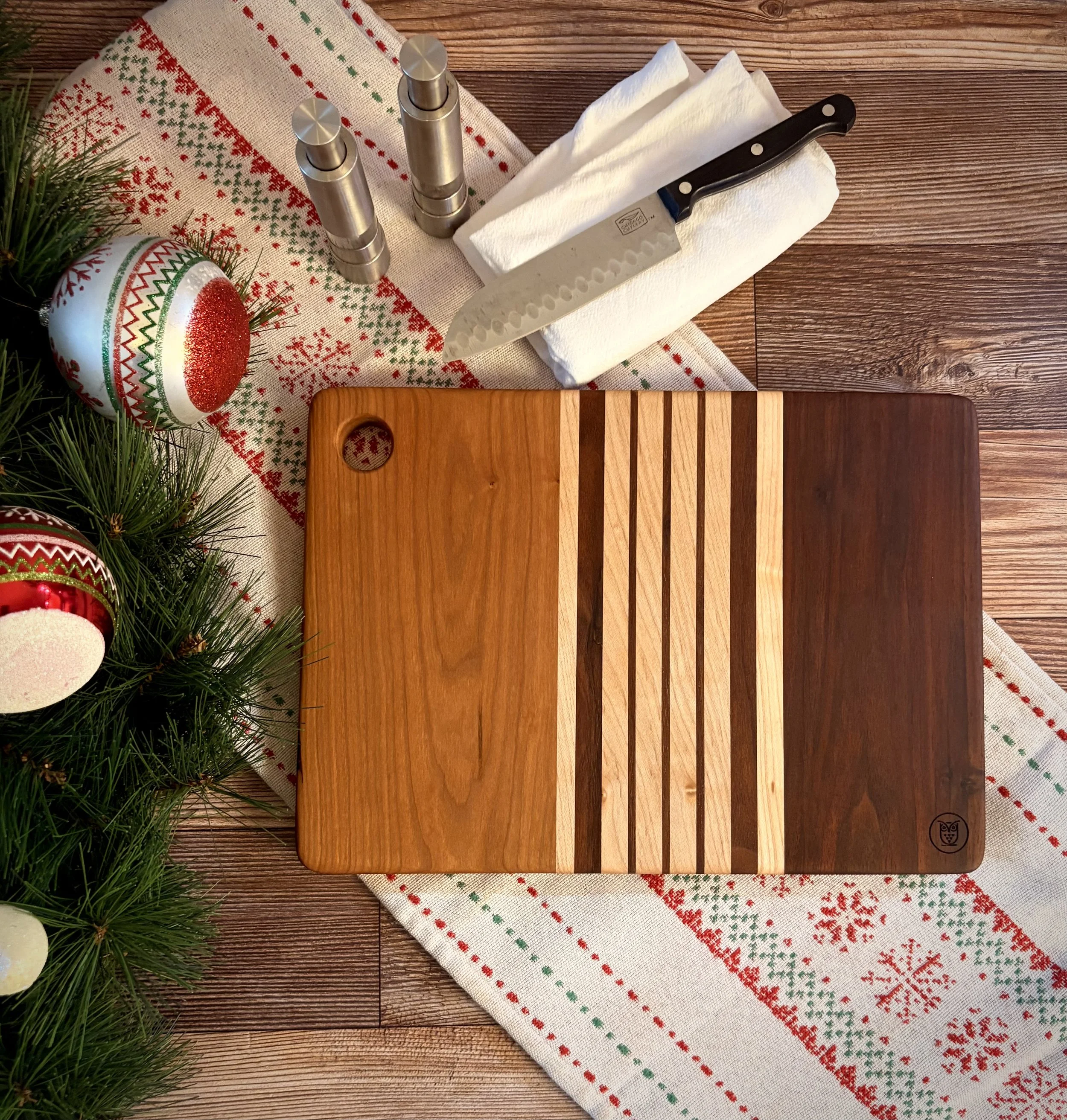 Cherry, Maple and Walnut Board