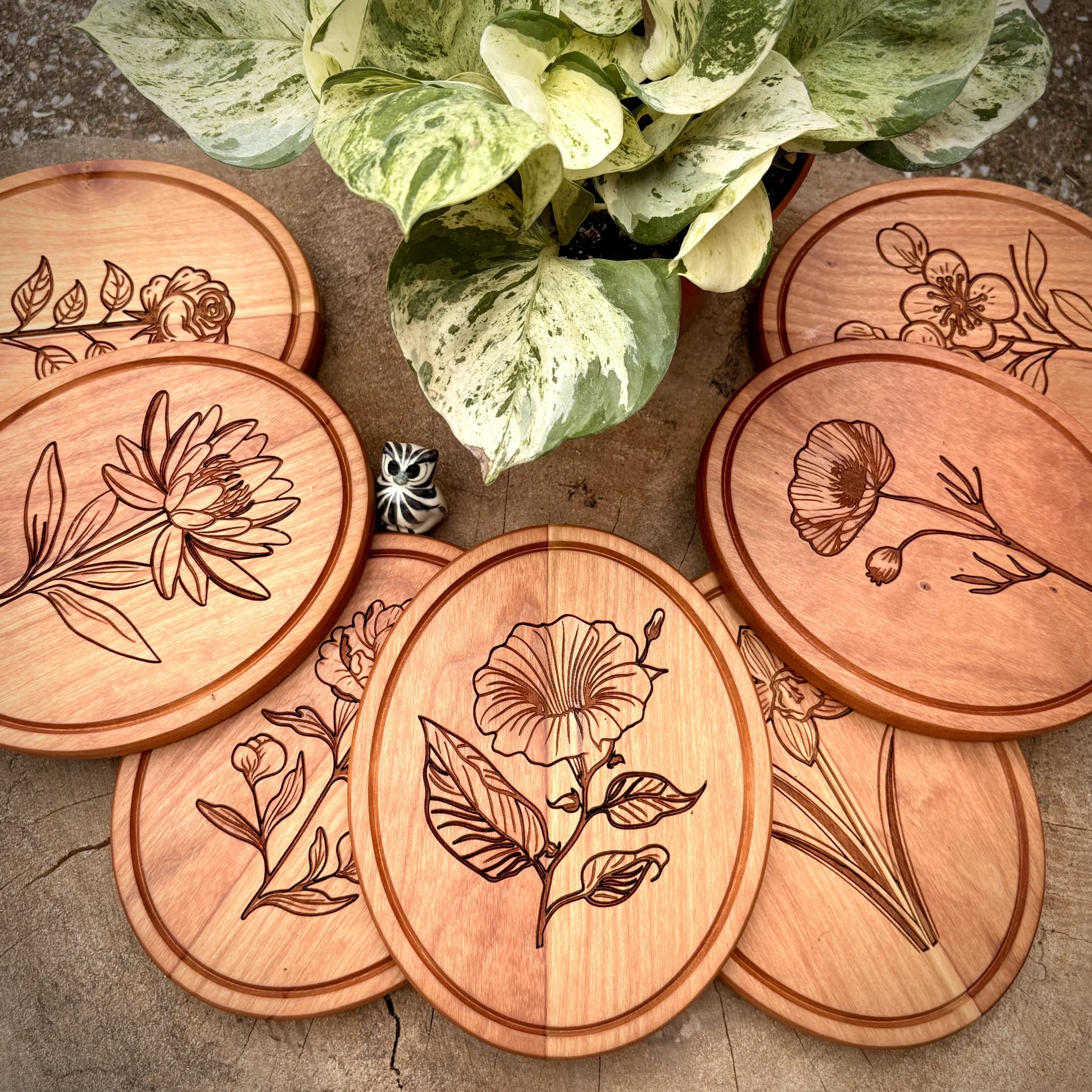 Birth Month Flower Plaque