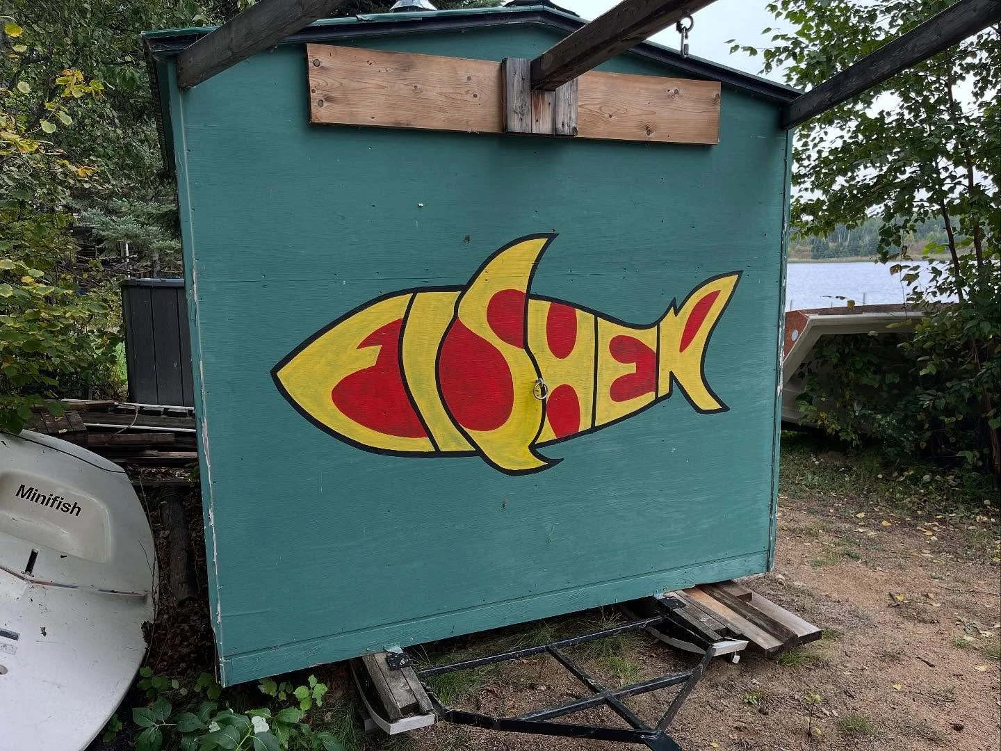 This is one of our ice shacks that we will have available for rent this winter. This bad boy will be on the ice in the Sask Landing area.
Website and rental info coming soon!
Stay Tuned…
