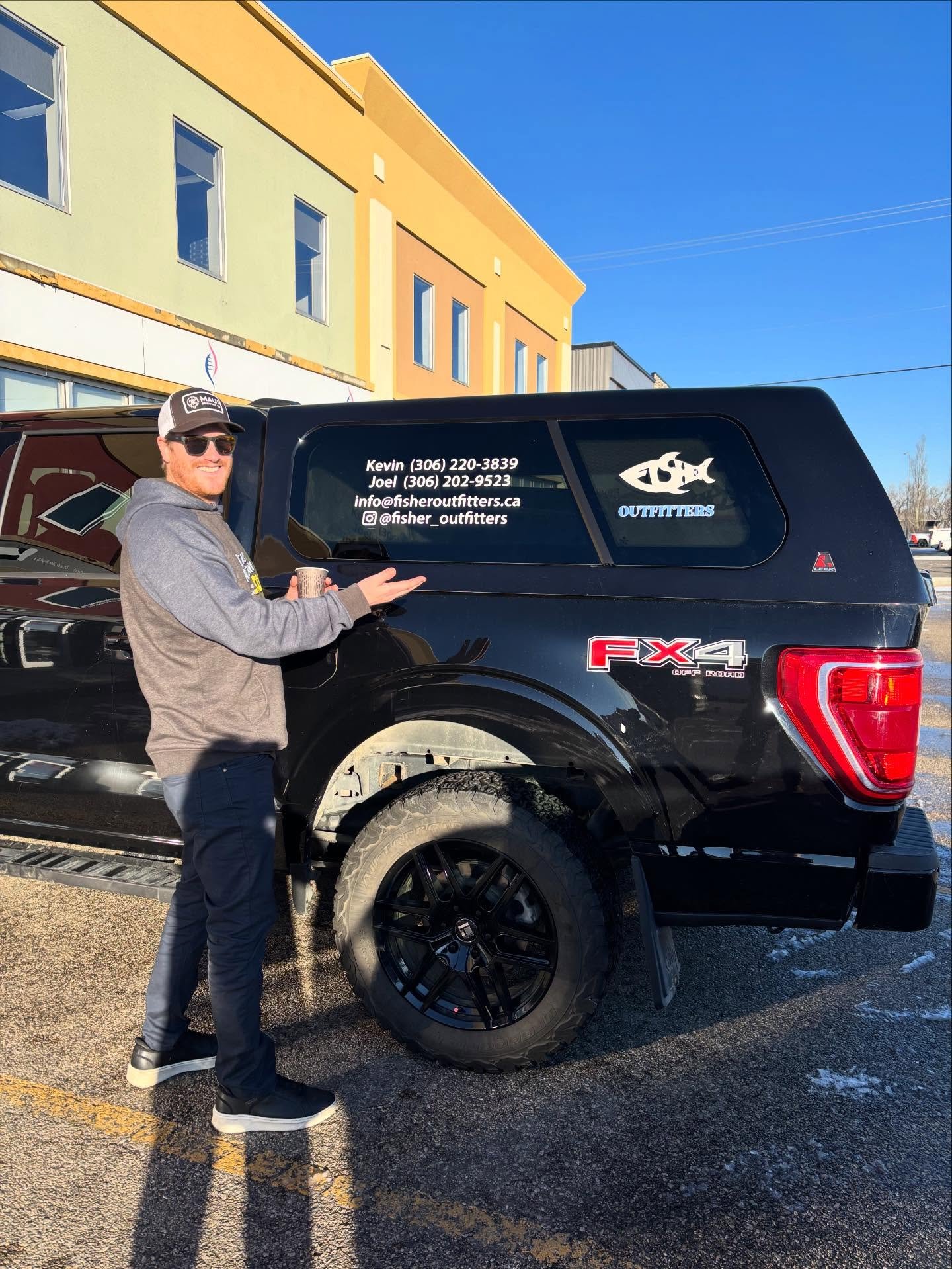 Married to the game.
Big thank you goes out to @kota_graphics for the design and install of the truck stickers.
Give us a honk or a wave if you see the truck!

#almosttime #icefishing #stickers #decals #fisheroutfitters #lakediefenbaker