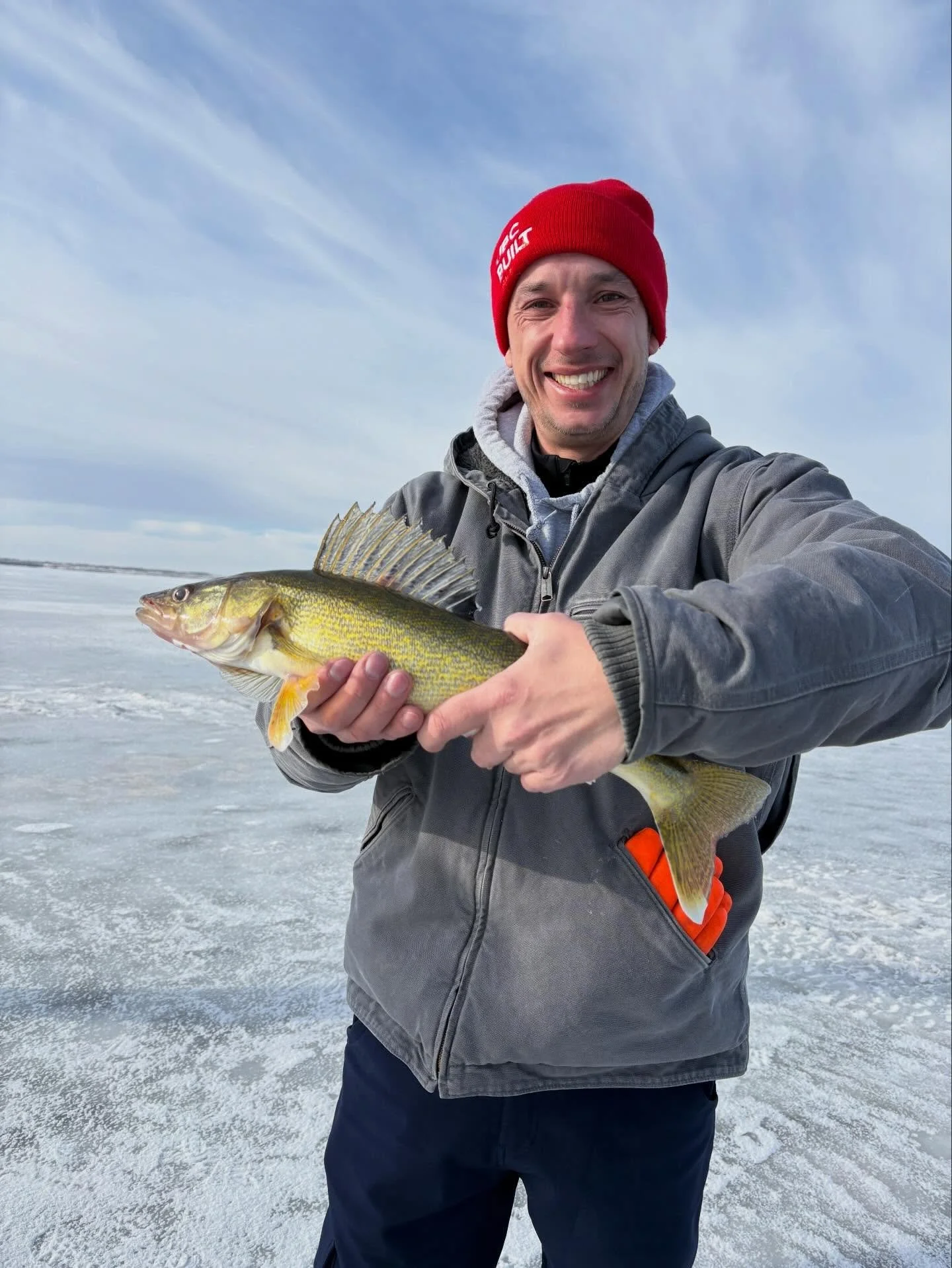 We had a super fun day of fishing with some amazing folks from the Carpenters Union. Multiple large Pike including a 35.5&rdquo; a 40.5&rdquo; as well as many others. 
The fish know what month it is. 😂

#pikefishing #marchmadness #lakediefenbaker #i