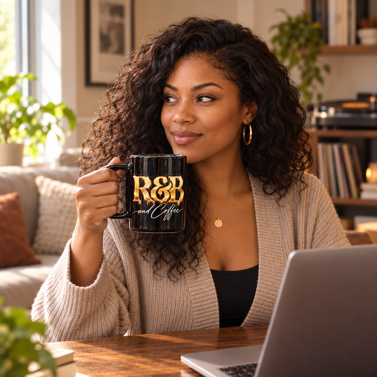 bkspn-black-15oz-mug-R&B-and-coffee-lifestyle-woman-1.png