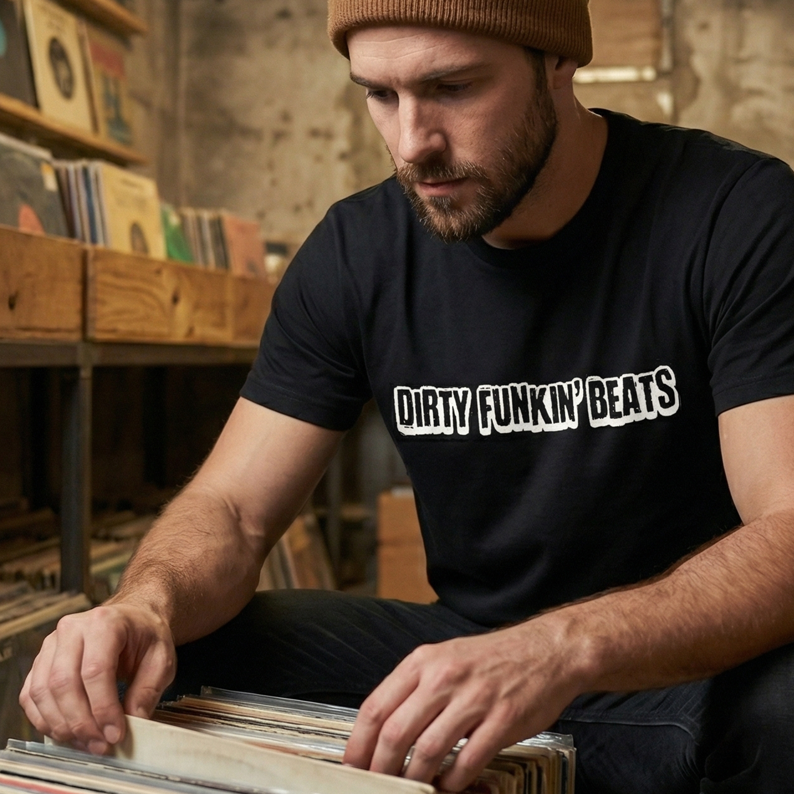 Dirty Funkin’ Beats T-Shirt in Black (Unisex)