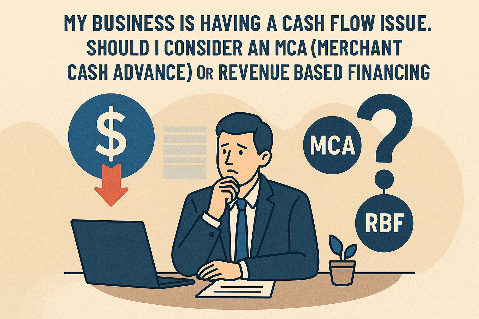 My Business Is Having a Cash Flow Issue: Should I Consider an MCA or Revenue-Based Financing?