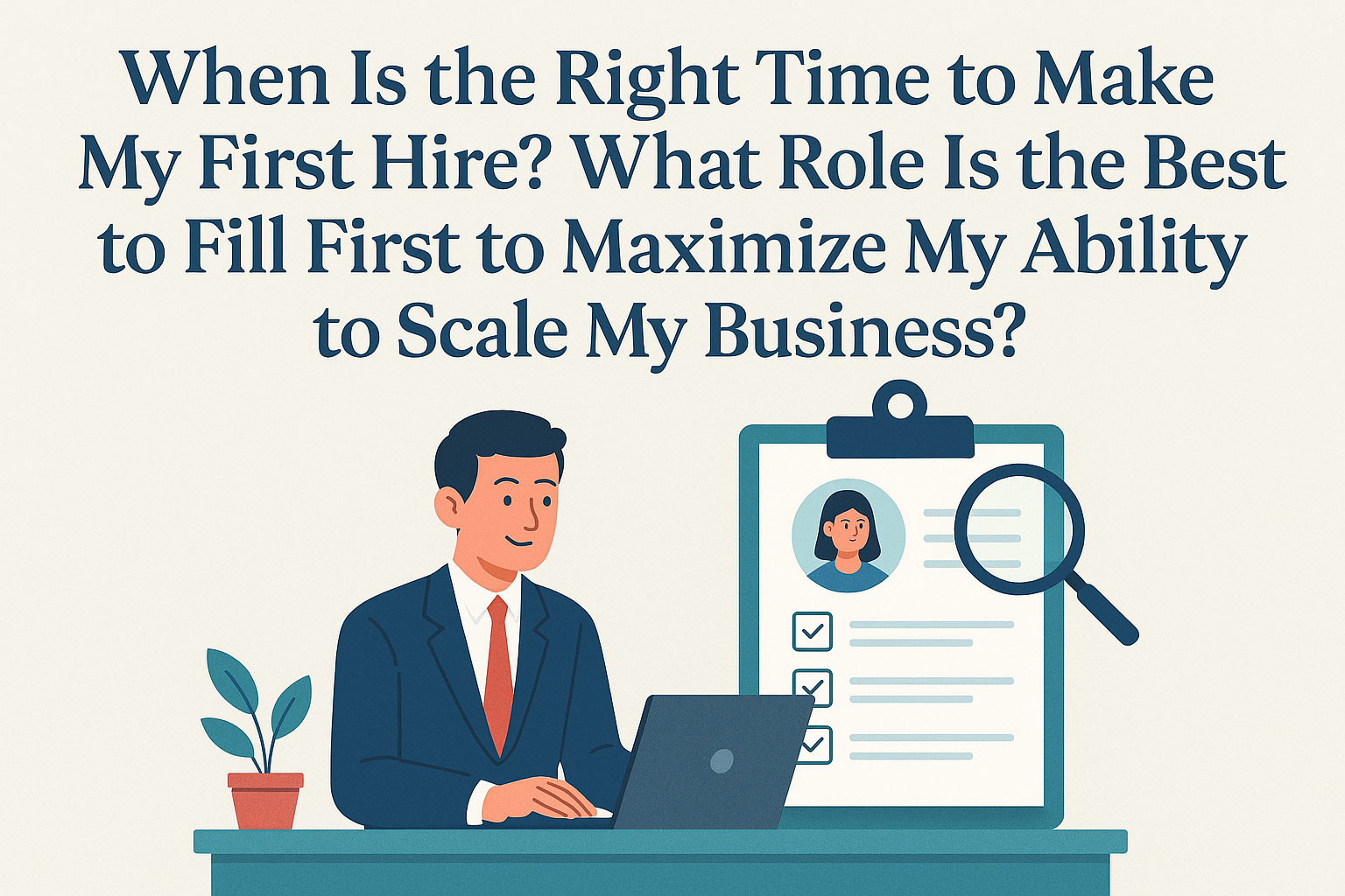 When Is the Right Time to Make My First Hire?And Which Role Should I Fill First to Scale My Business?