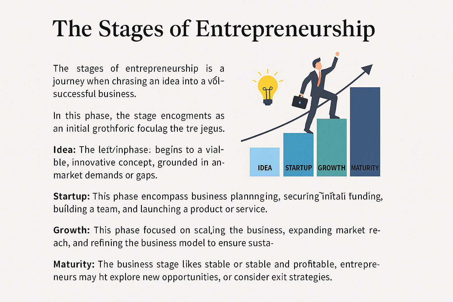 The Stages of Entrepreneurship