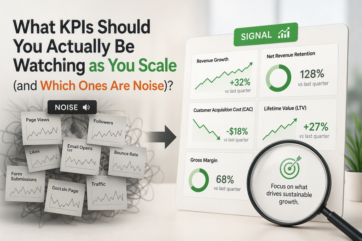 What KPIs Should You Actually Be Watching as You Scale (and Which Ones Are Noise)?