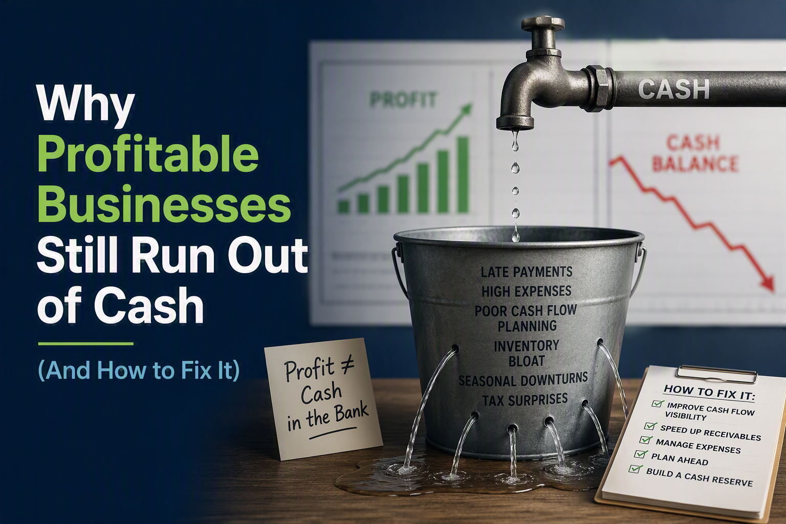 My Business Is Profitable — So Why Do I Keep Running Out of Cash?
