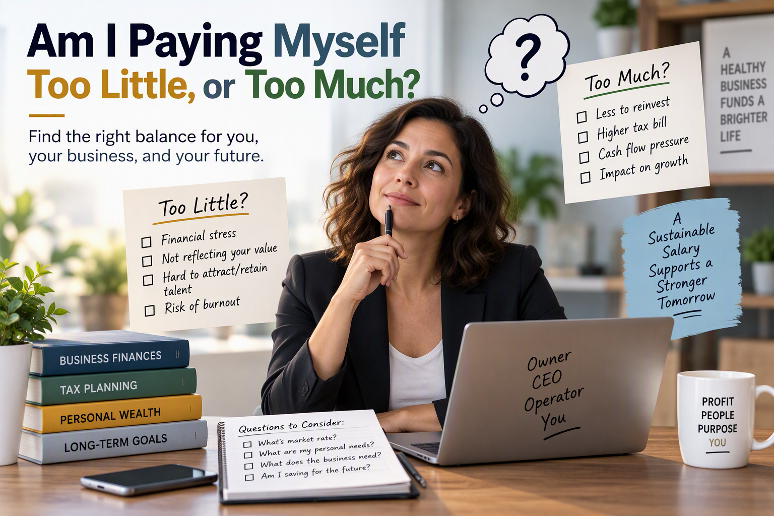 Am I Paying Myself Too Little, or Too Much?